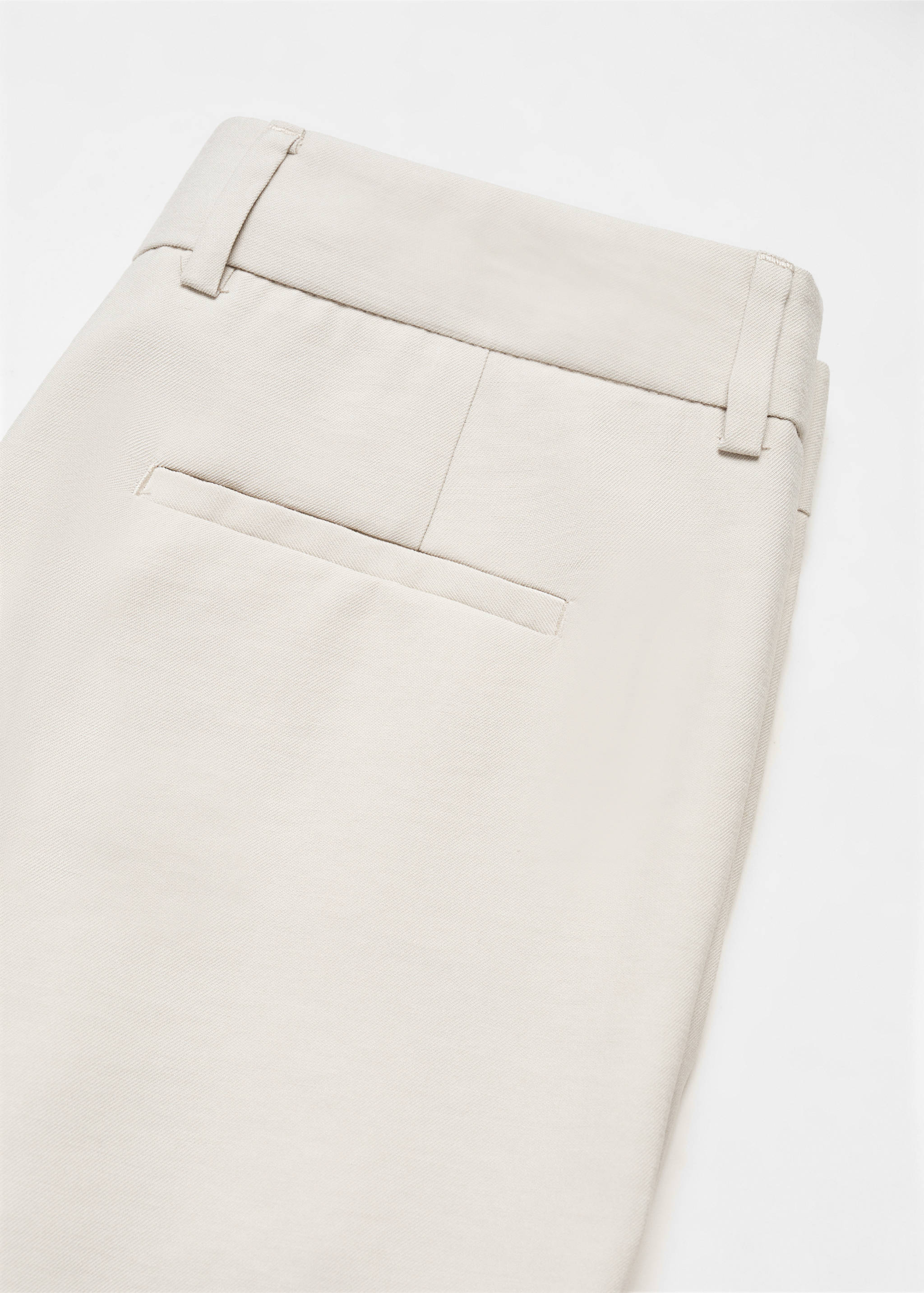 Straight-fit pleated trousers - Details of the article 8