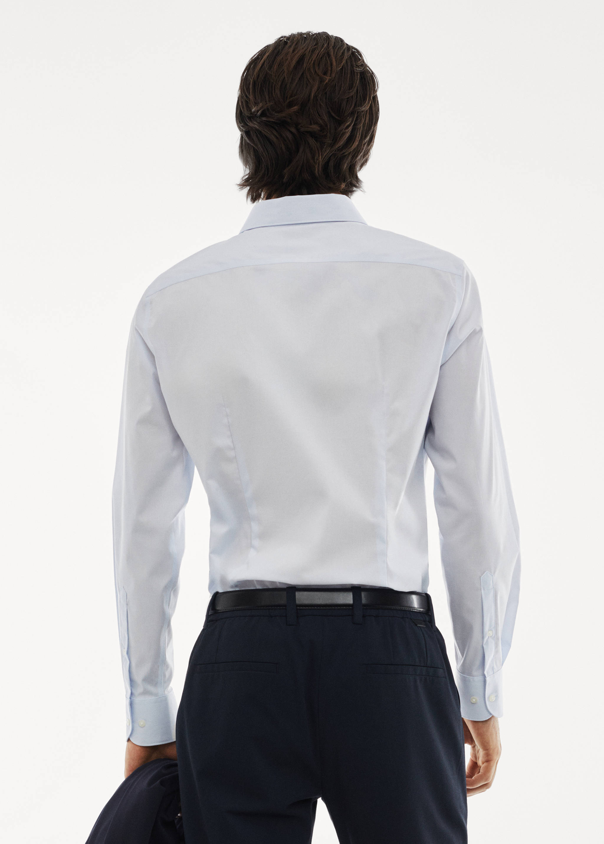 Chemise costume micro-structure stretch - Verso de l’article