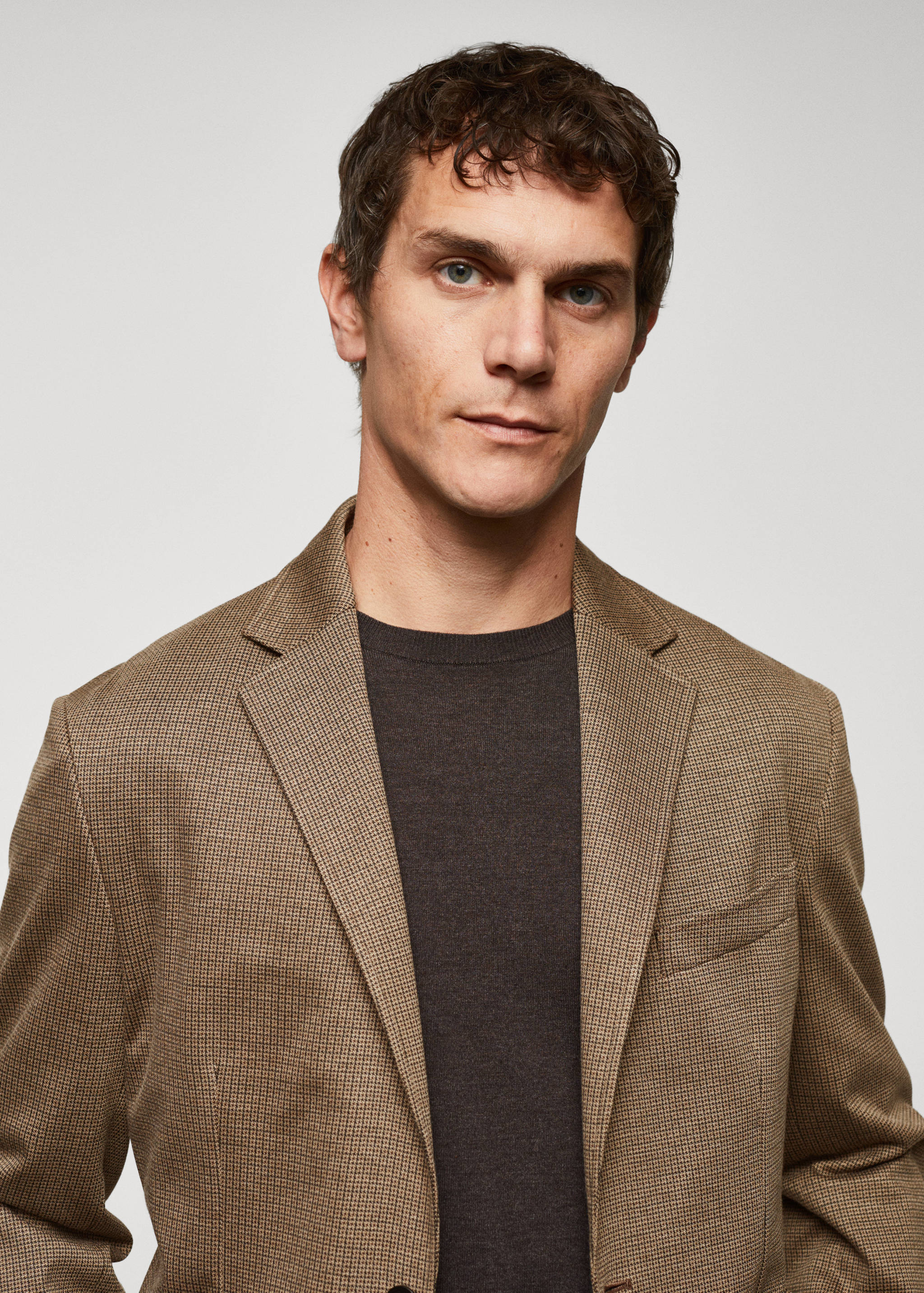 Marynarka slim fit w mikropepitkę - Szczegóły artykułu 1