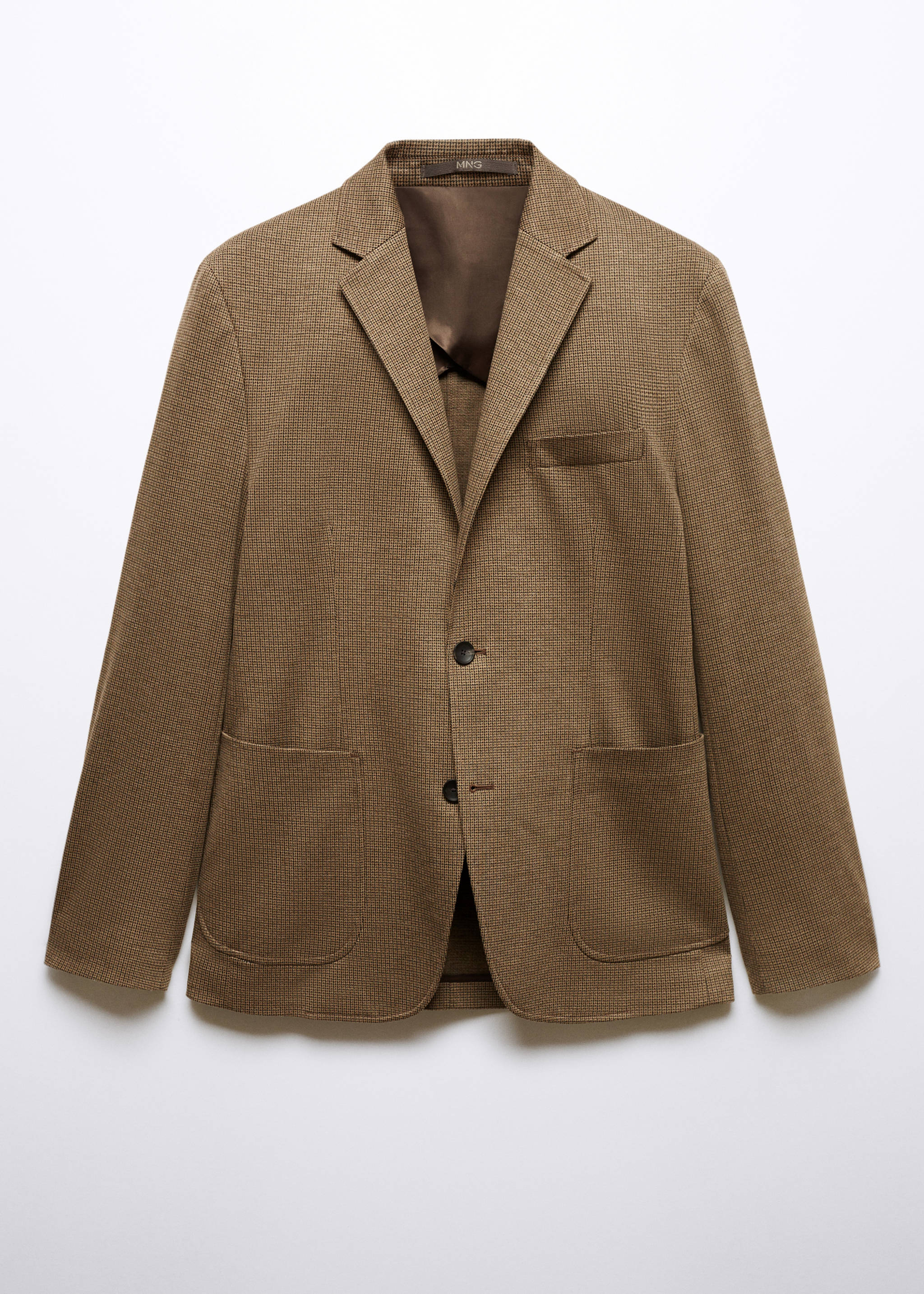 Marynarka slim fit w mikropepitkę - Artykuł bez modela/modelki