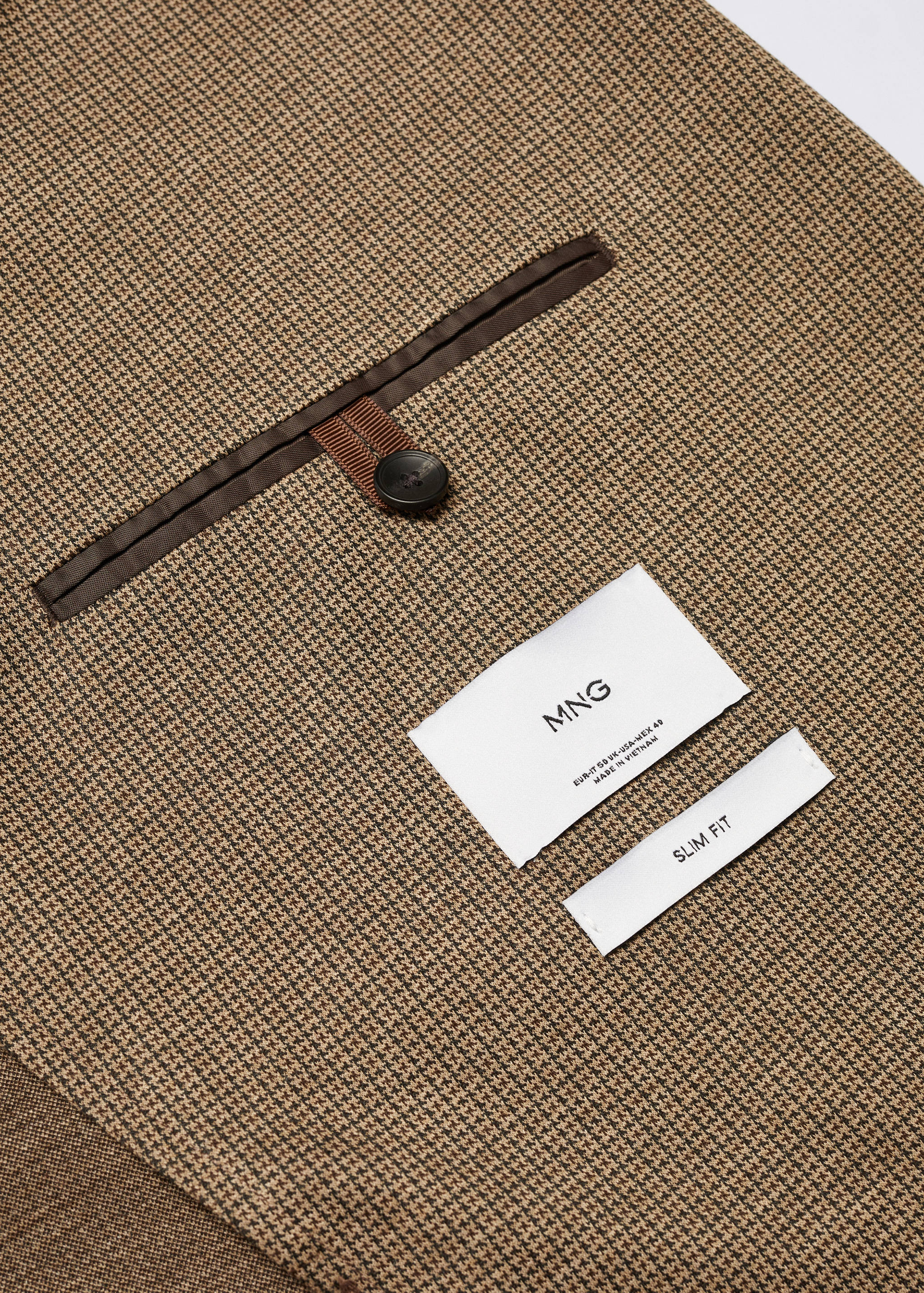 Marynarka slim fit w mikropepitkę - Szczegóły artykułu 8