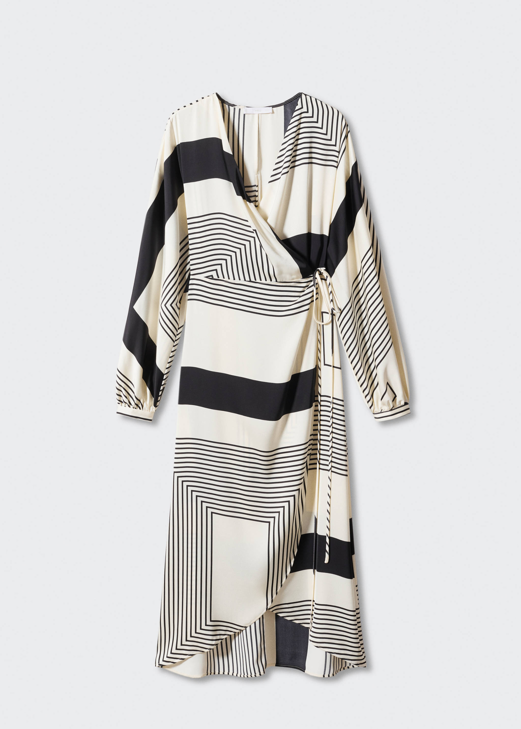 Robe cache-cœur imprimée - Article sans modèle