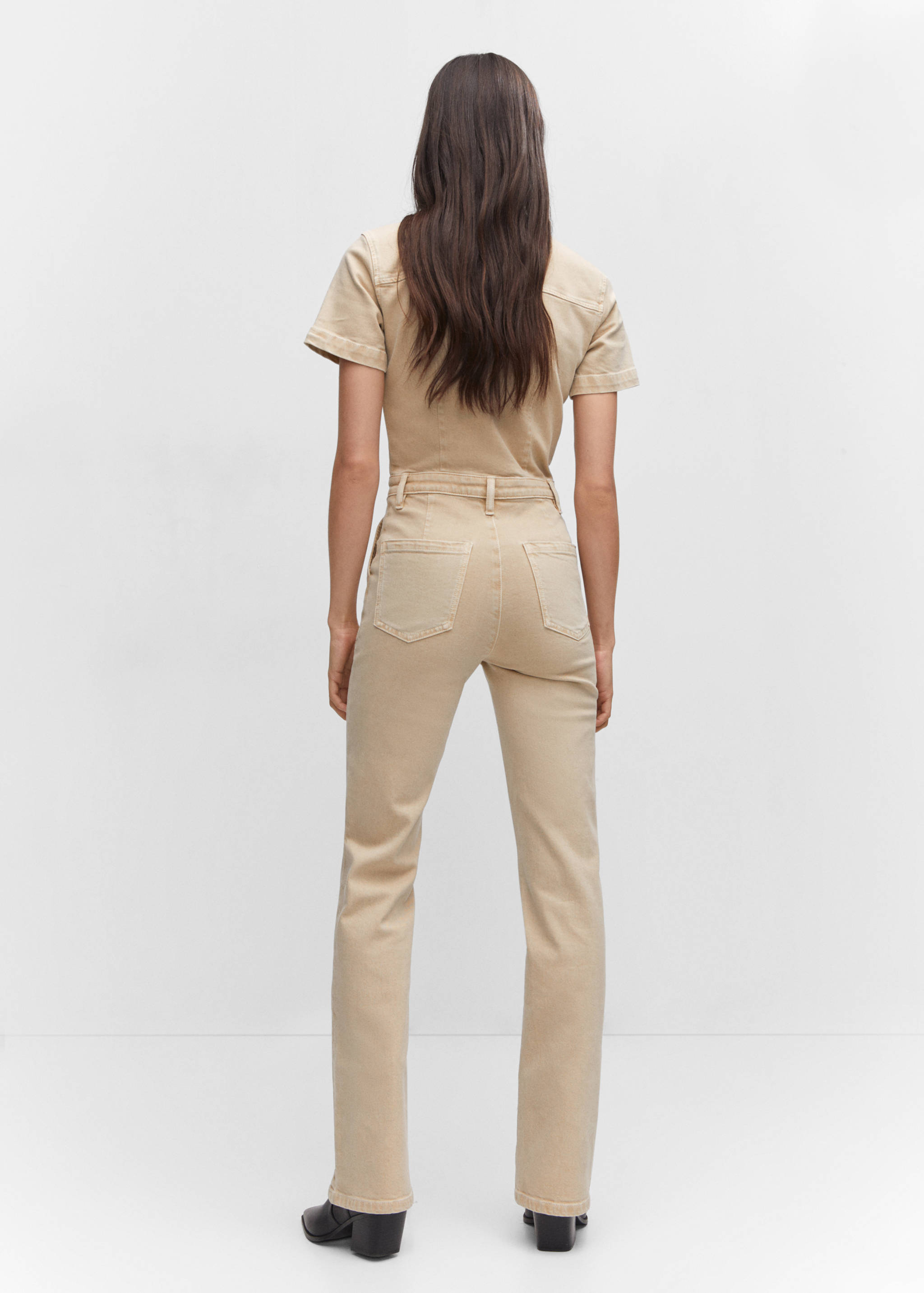 Combinaison jean fermeture Éclair - Verso de l’article