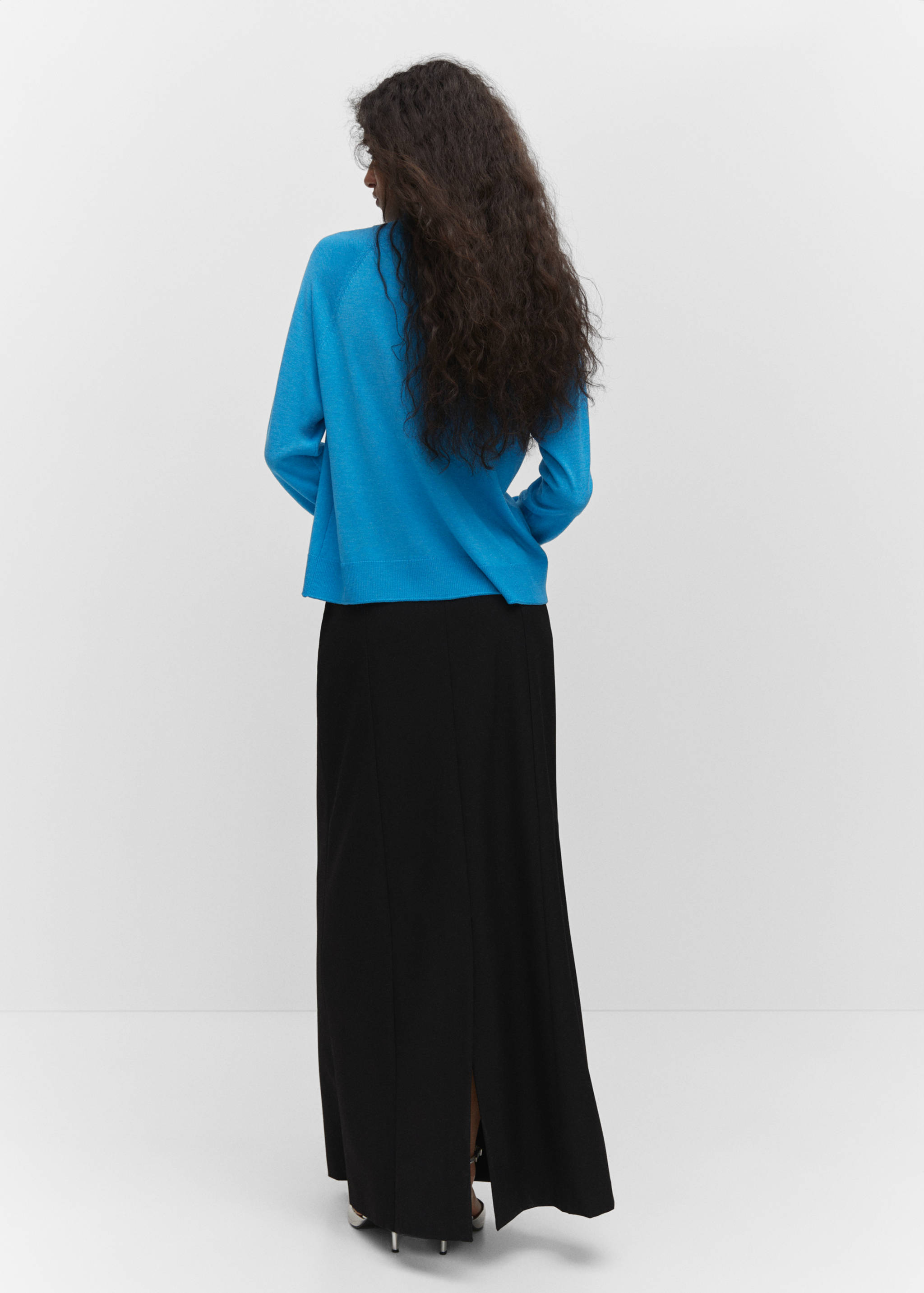 Pull-over maille fine col roulé - Verso de l’article