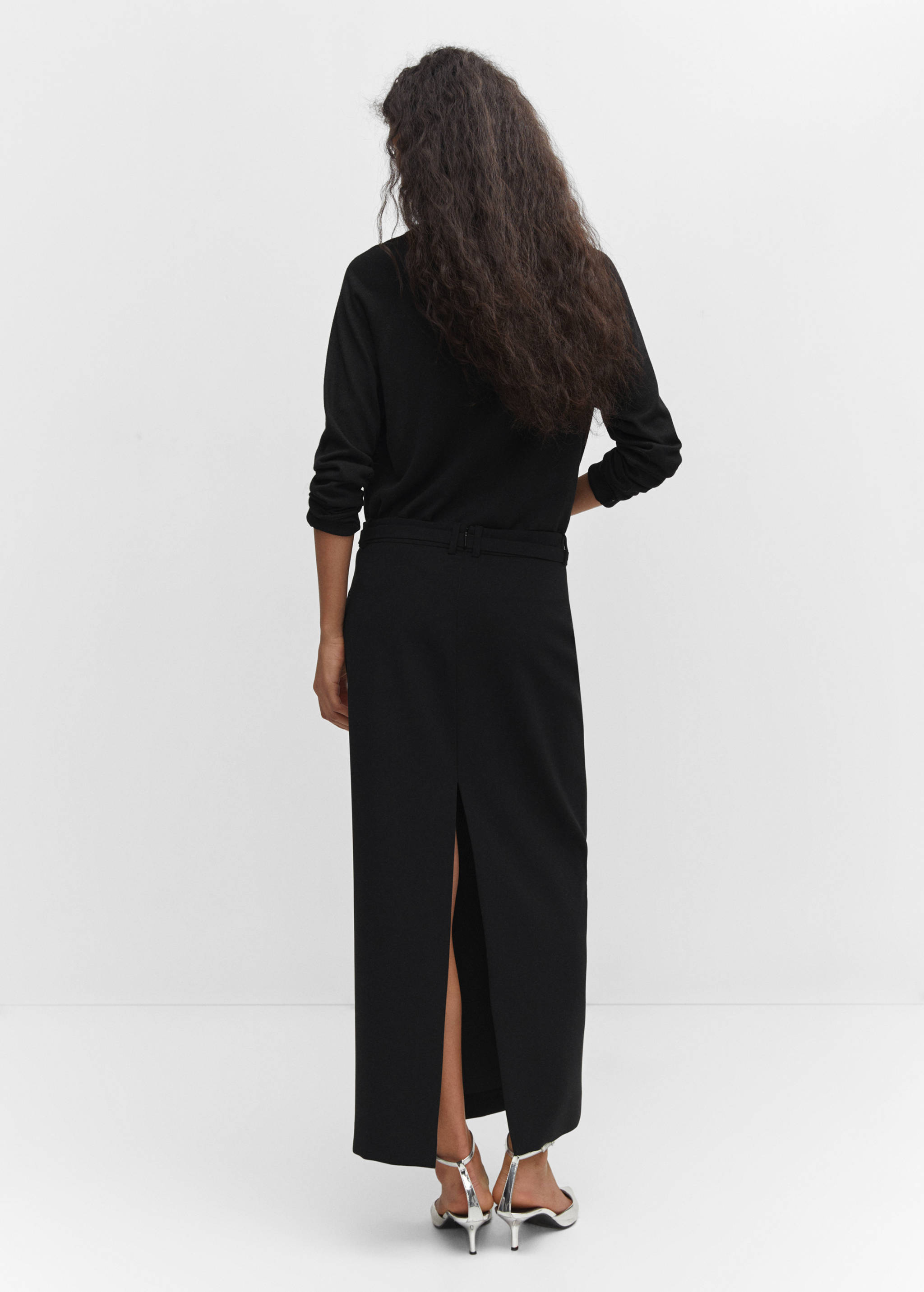 Pull-over maille fine col roulé - Verso de l’article