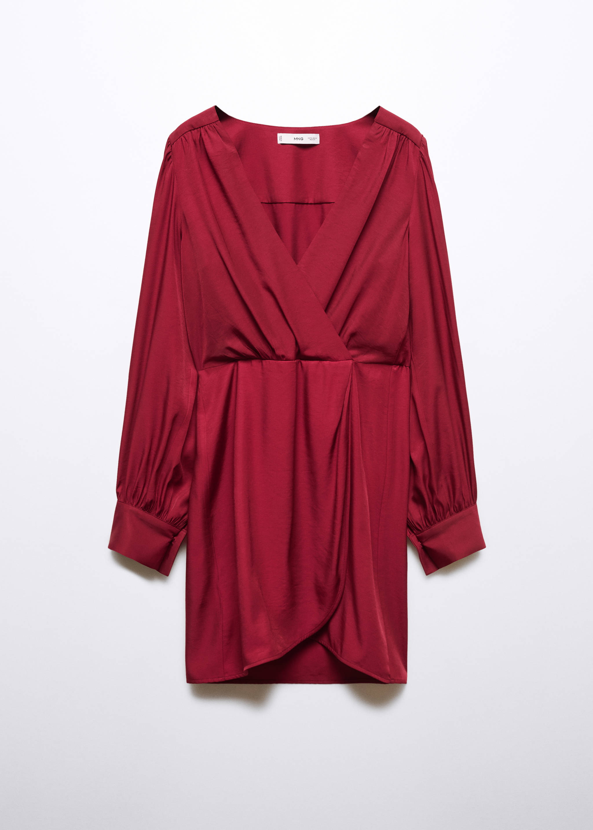 Robe courte manches bouffantes - Article sans modèle