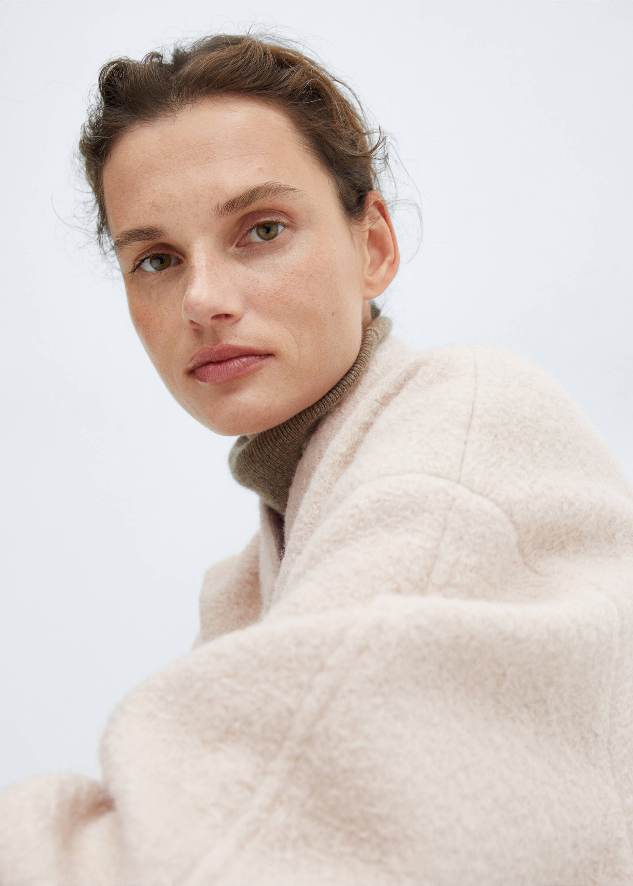Chaqueta bomber oversize - Detalle del artículo 1, Crudo. Ref: 57065988-00.