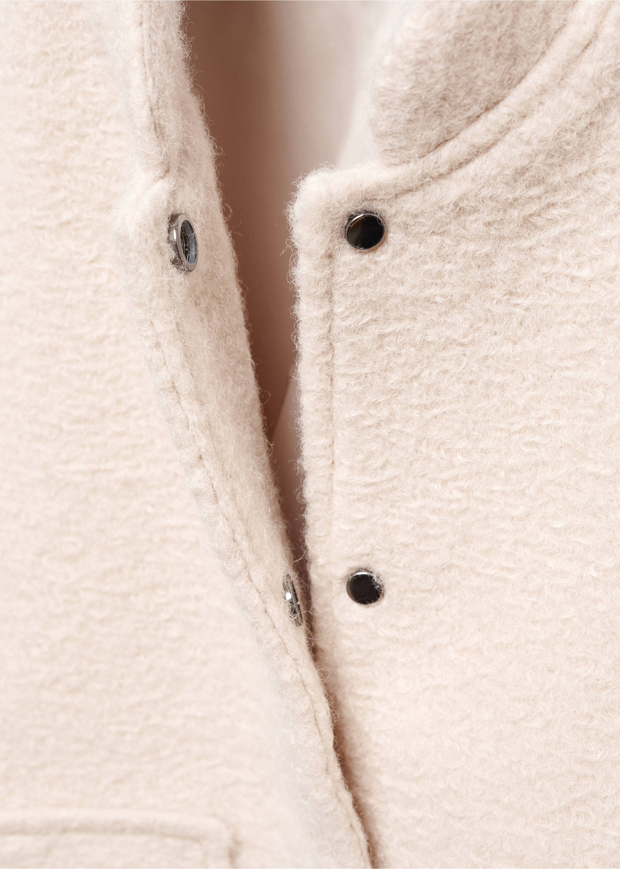 Chaqueta bomber oversize - Detalle del artículo 8, Crudo. Ref: 57065988-00.