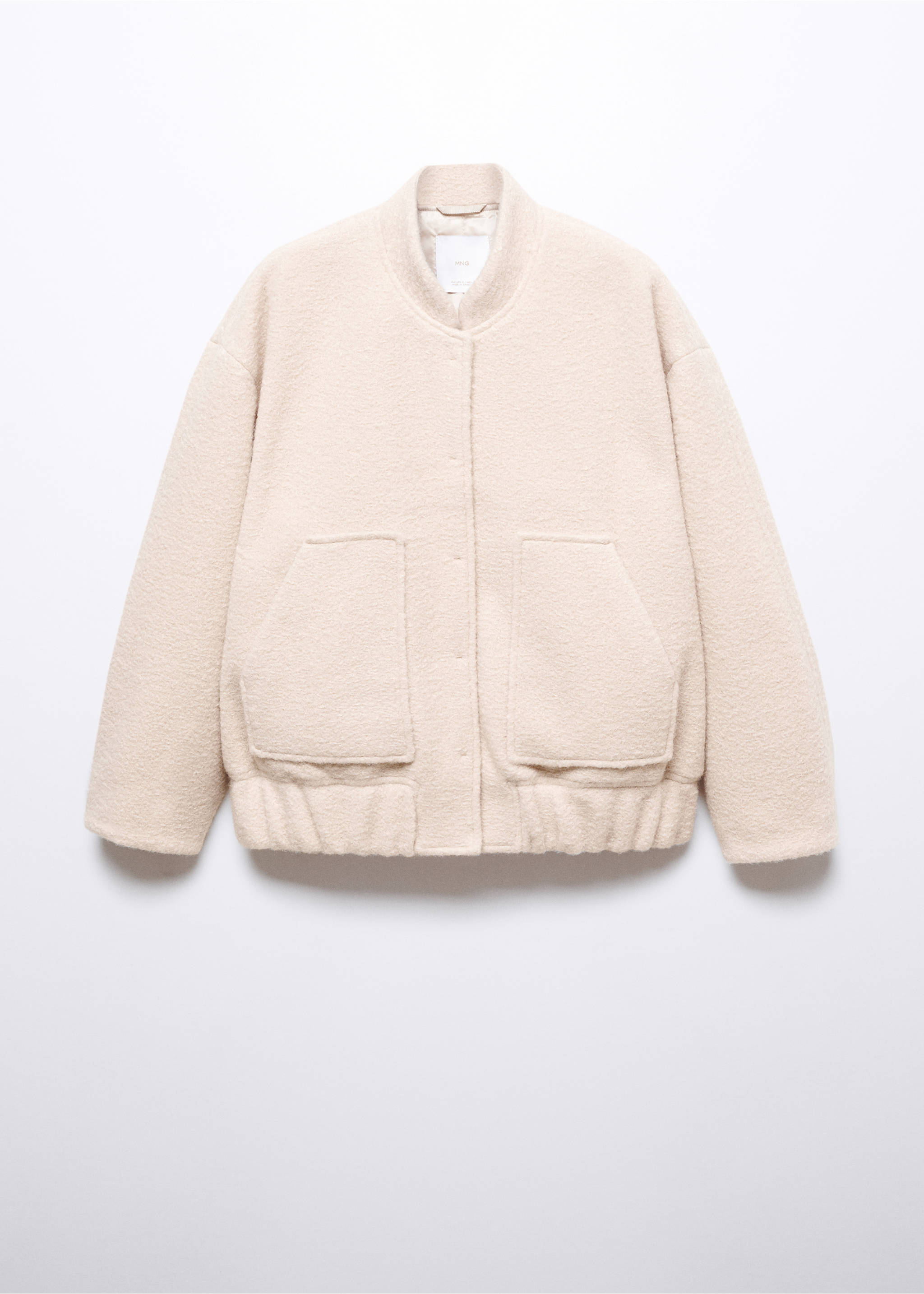 Chaqueta bomber oversize - Artículo sin modelo, Crudo. Ref: 57065988-00.