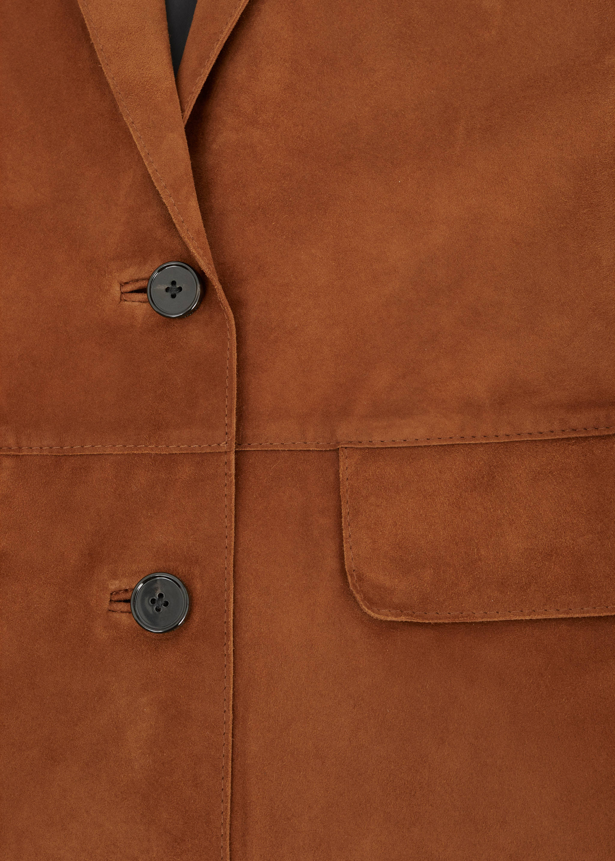 Oversized suede jacket - Details of the article 8