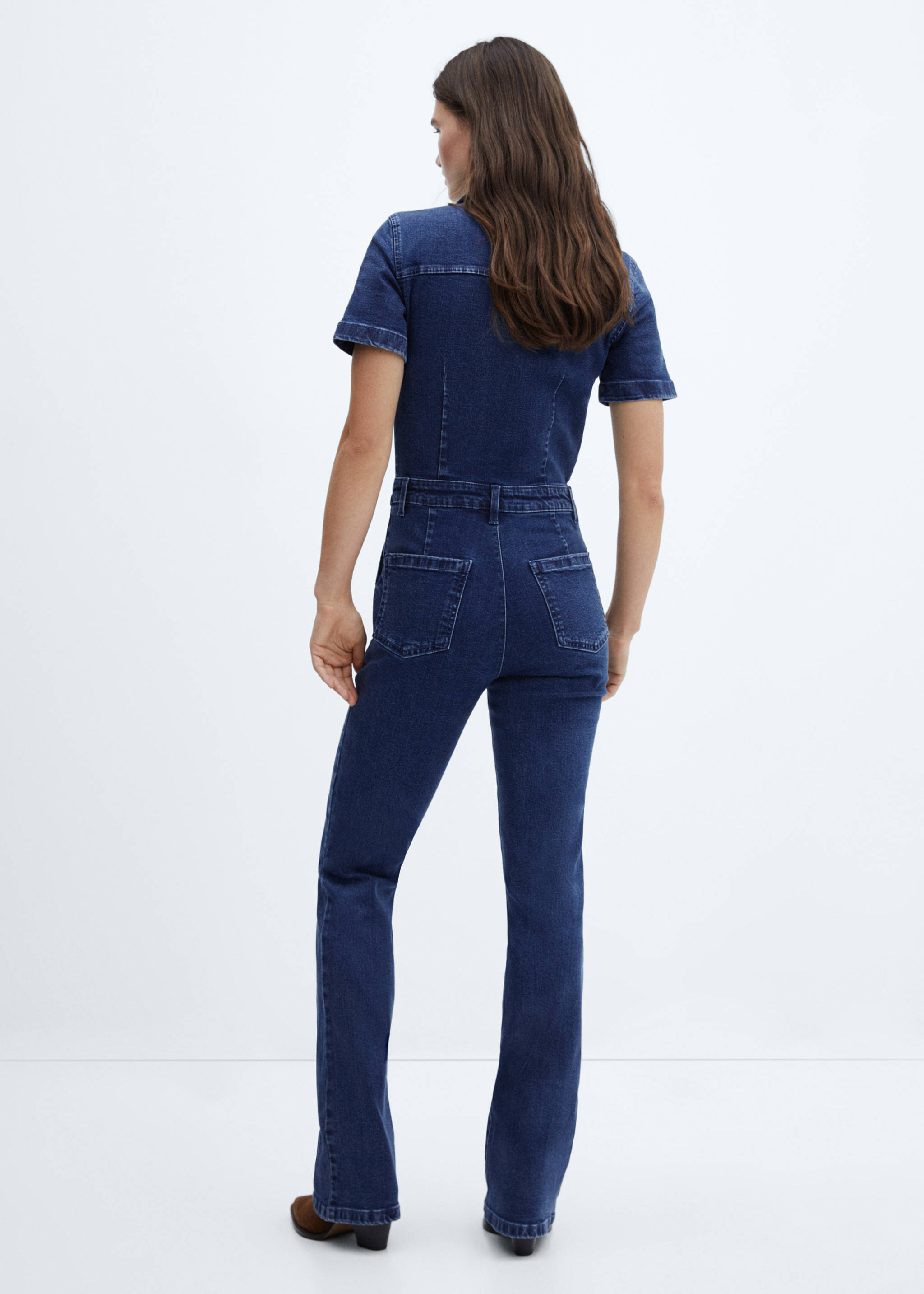 Combinaison jean fermeture Éclair - Verso de l’article