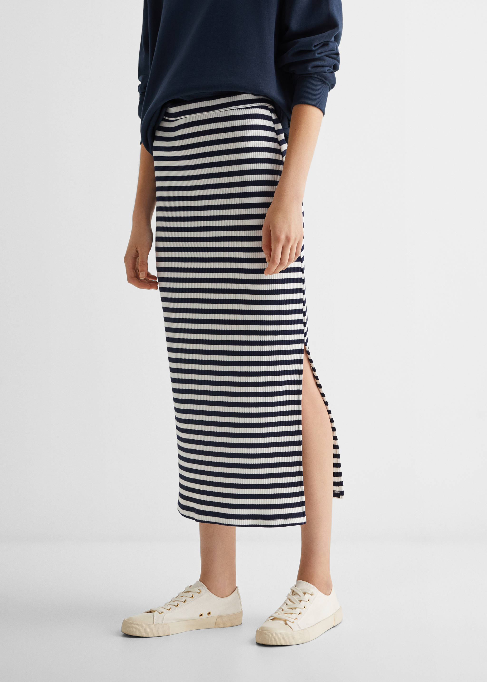 Long striped skirt - Details of the article 6