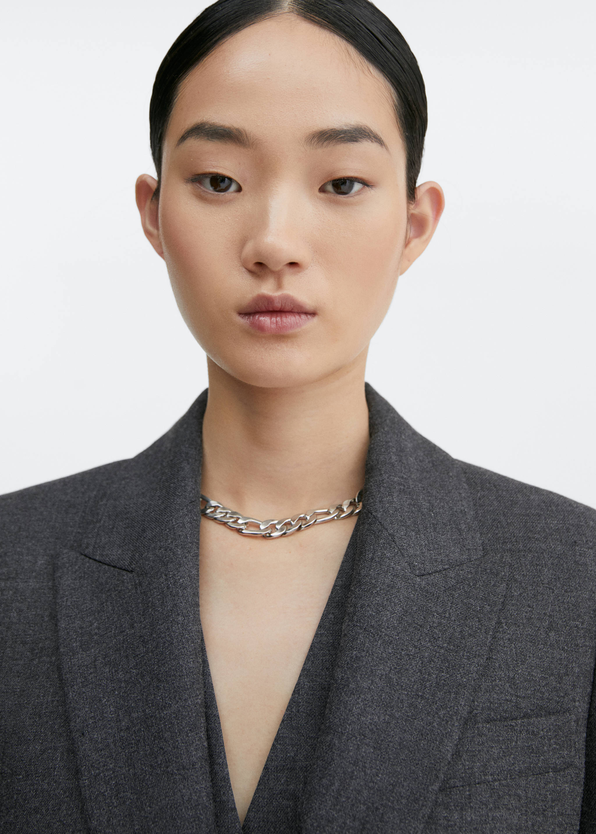 Структурированный костюмный пиджак - Деталь изделия 1