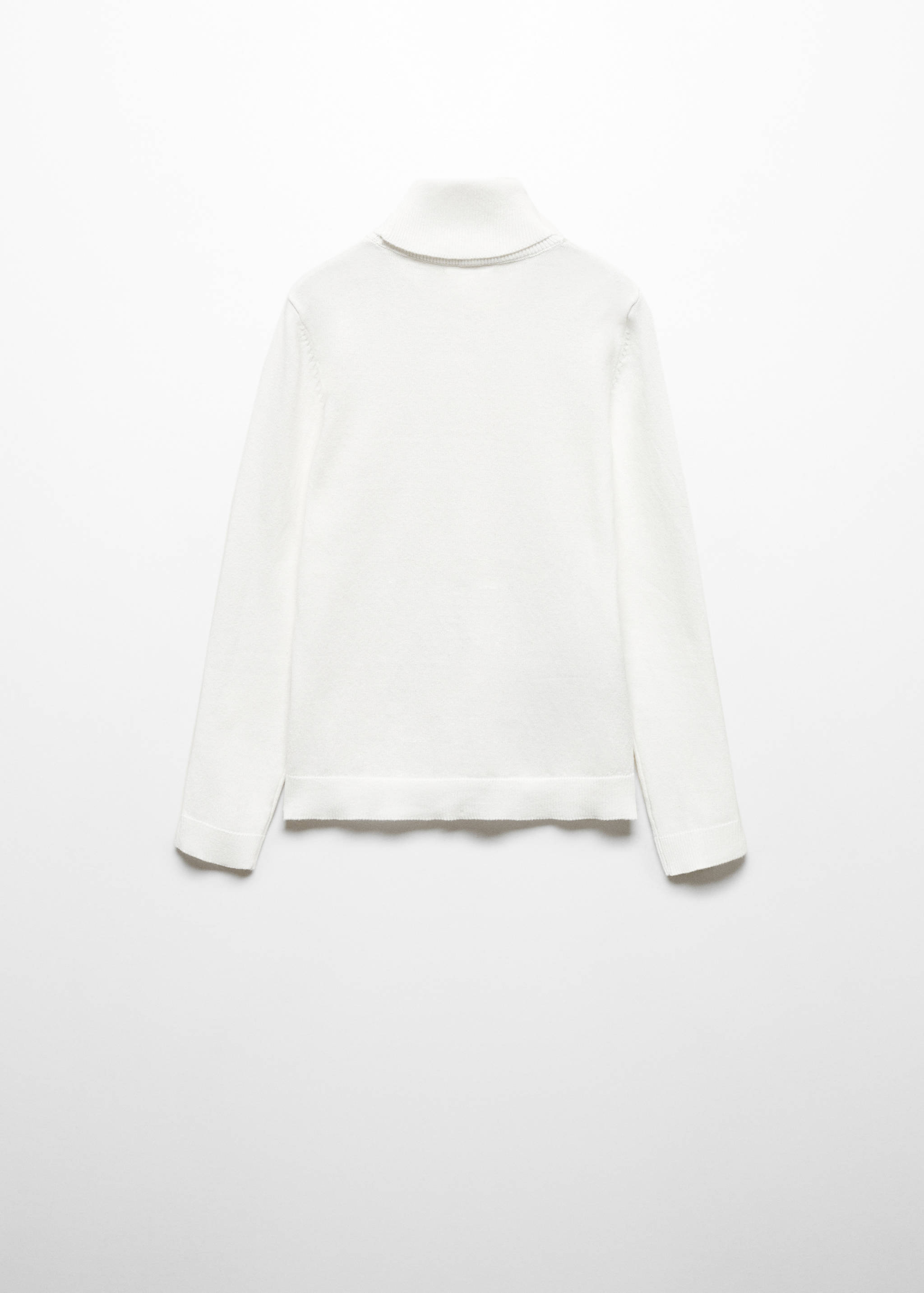 Cable-knit turtleneck sweater - Reverse of the article