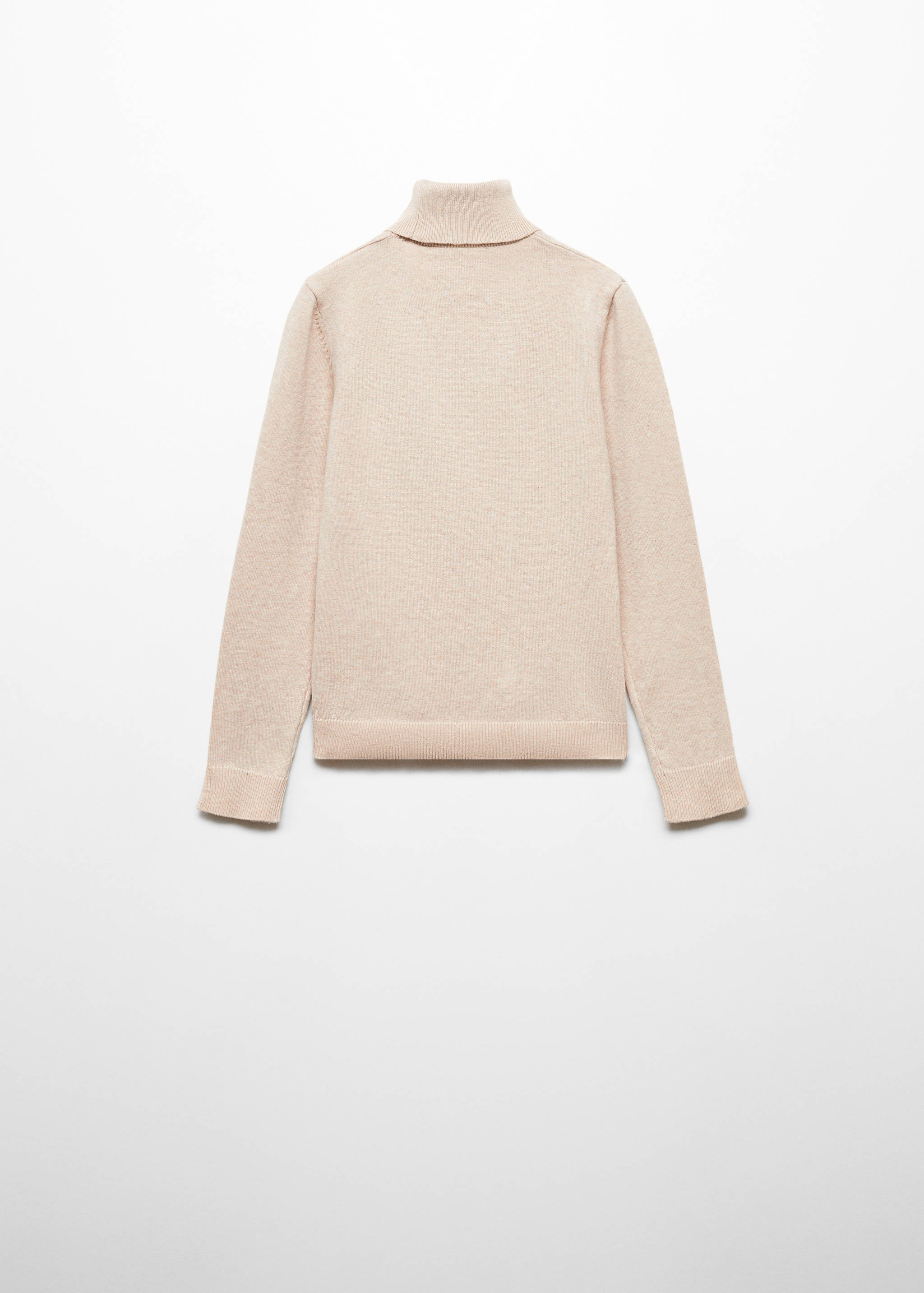 Cable-knit turtleneck sweater - Reverse of the article