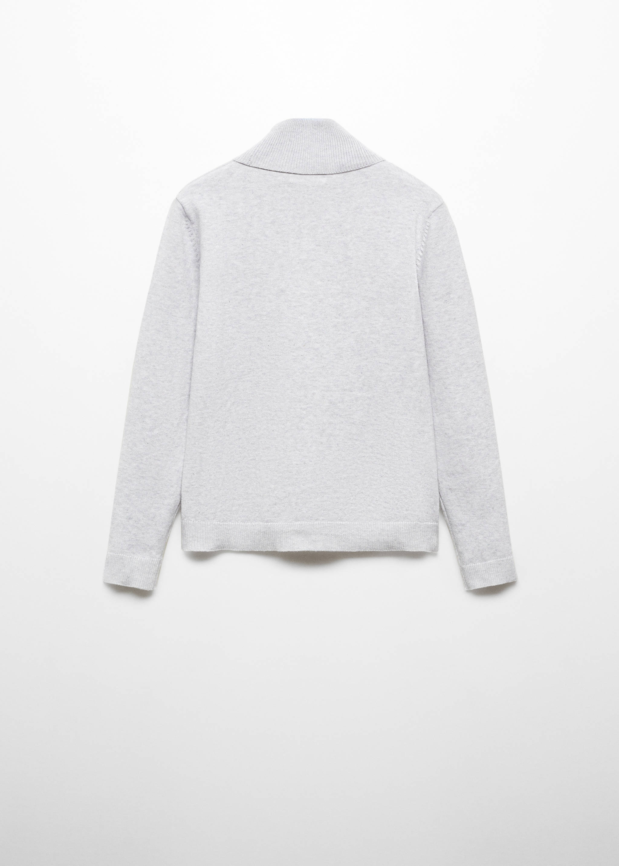 Cable-knit turtleneck sweater - Reverse of the article
