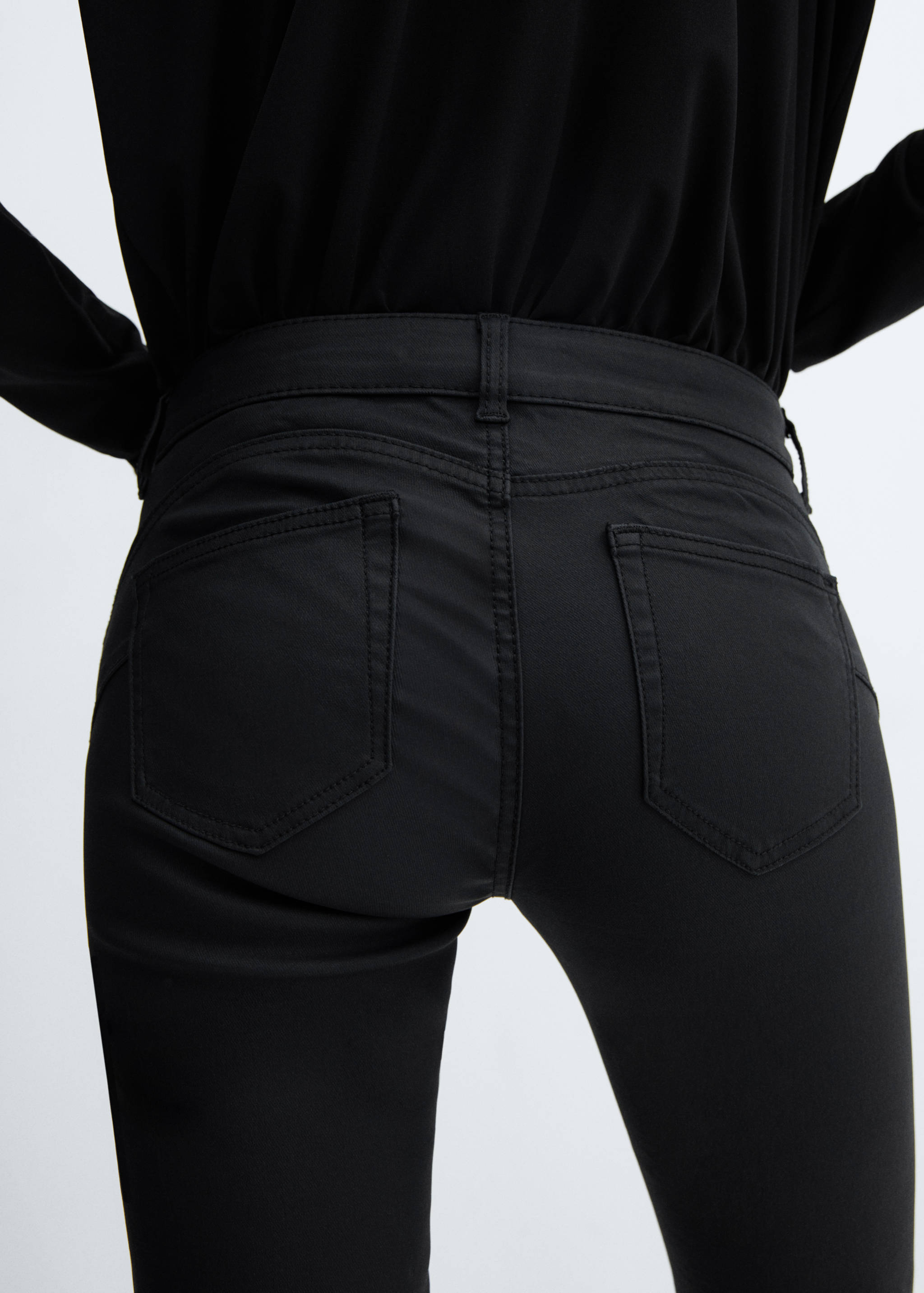 Jeans skinny push-up encerados - Detalle del artículo 2