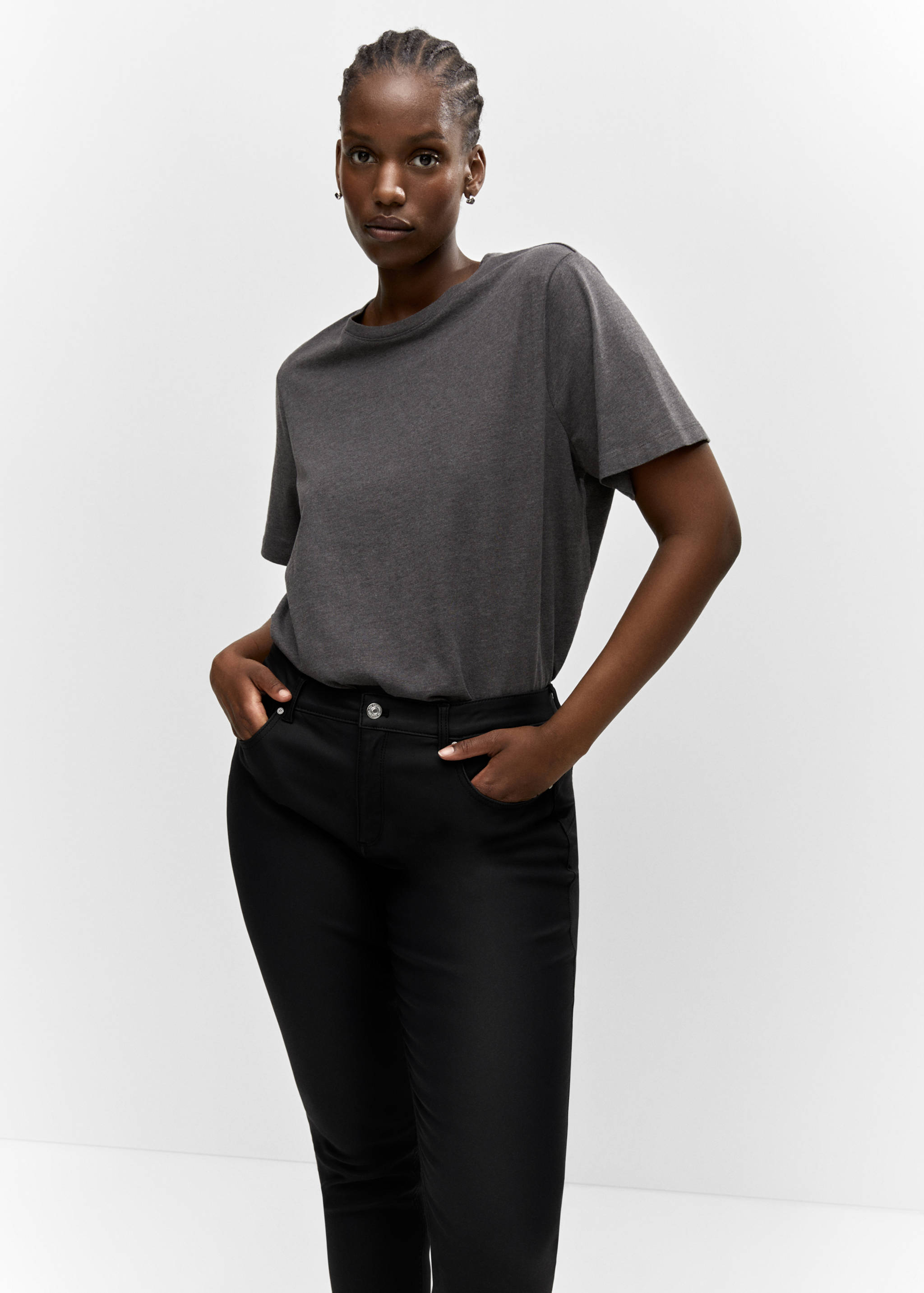 Jeans skinny push-up encerados - Detalle del artículo 5