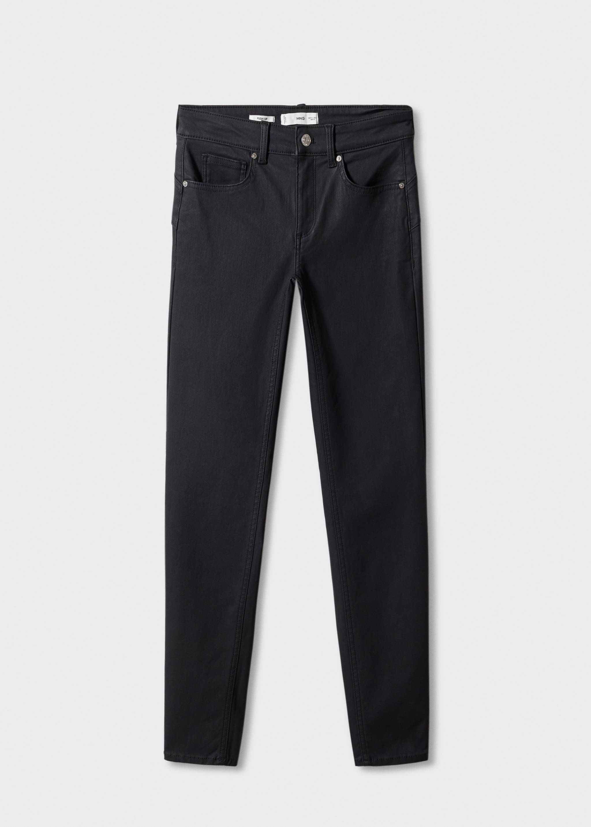 Waxed push-up skinny jeans - Article without model