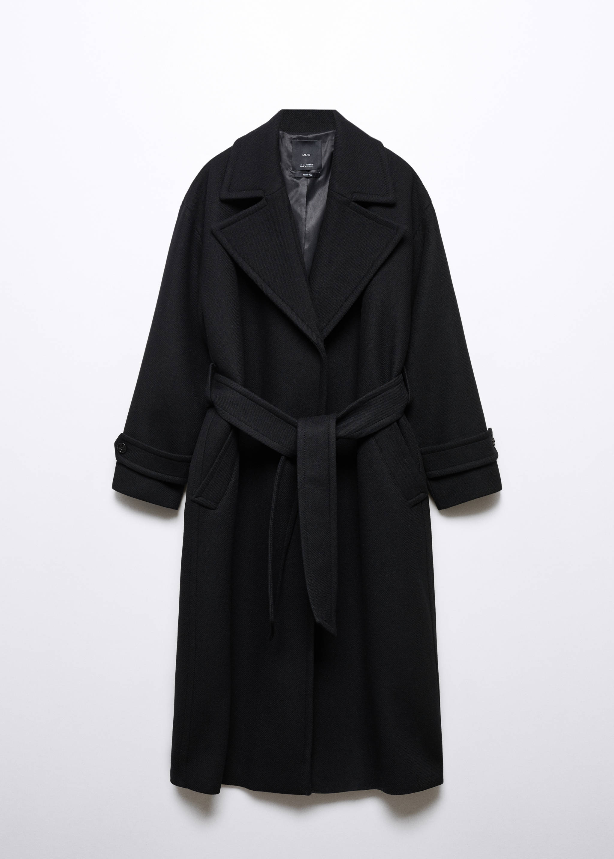Abrigo lana Manteco maxi solapas - Artículo sin modelo