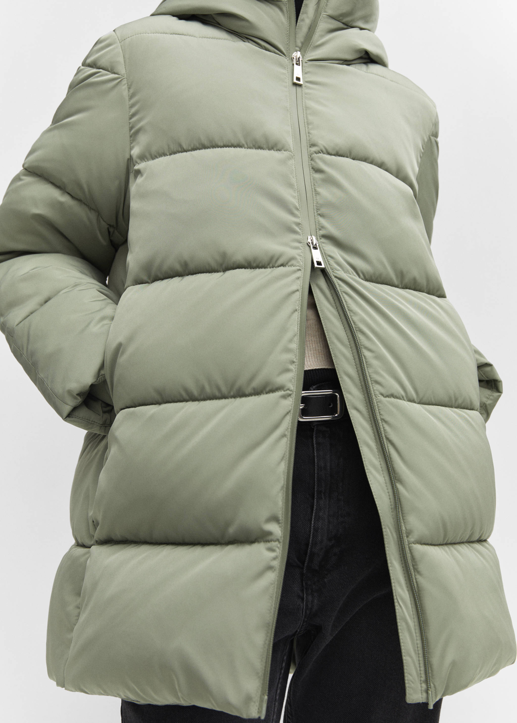 Hood puffer coat - Details of the article 6