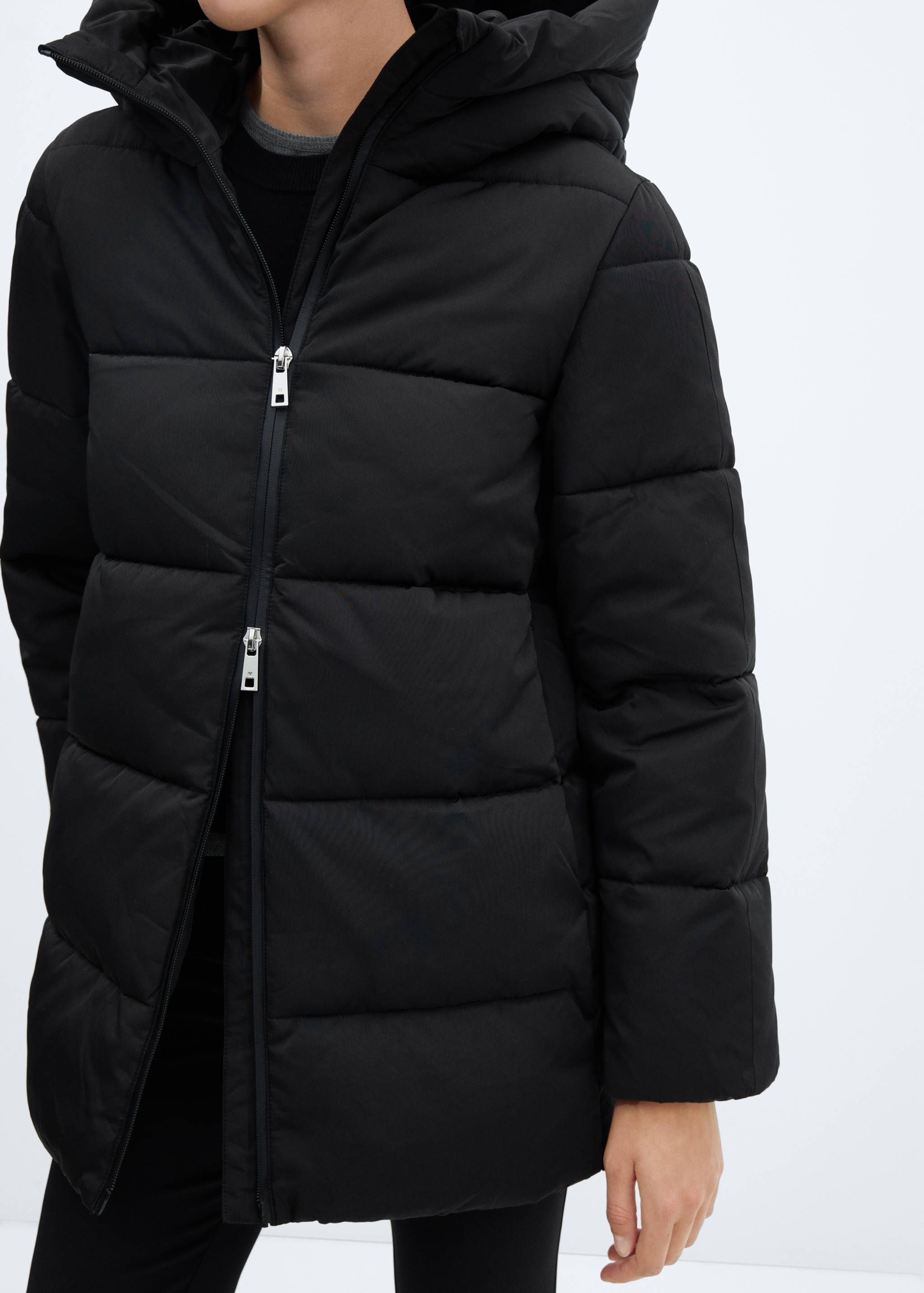 Hood puffer coat - Details of the article 6