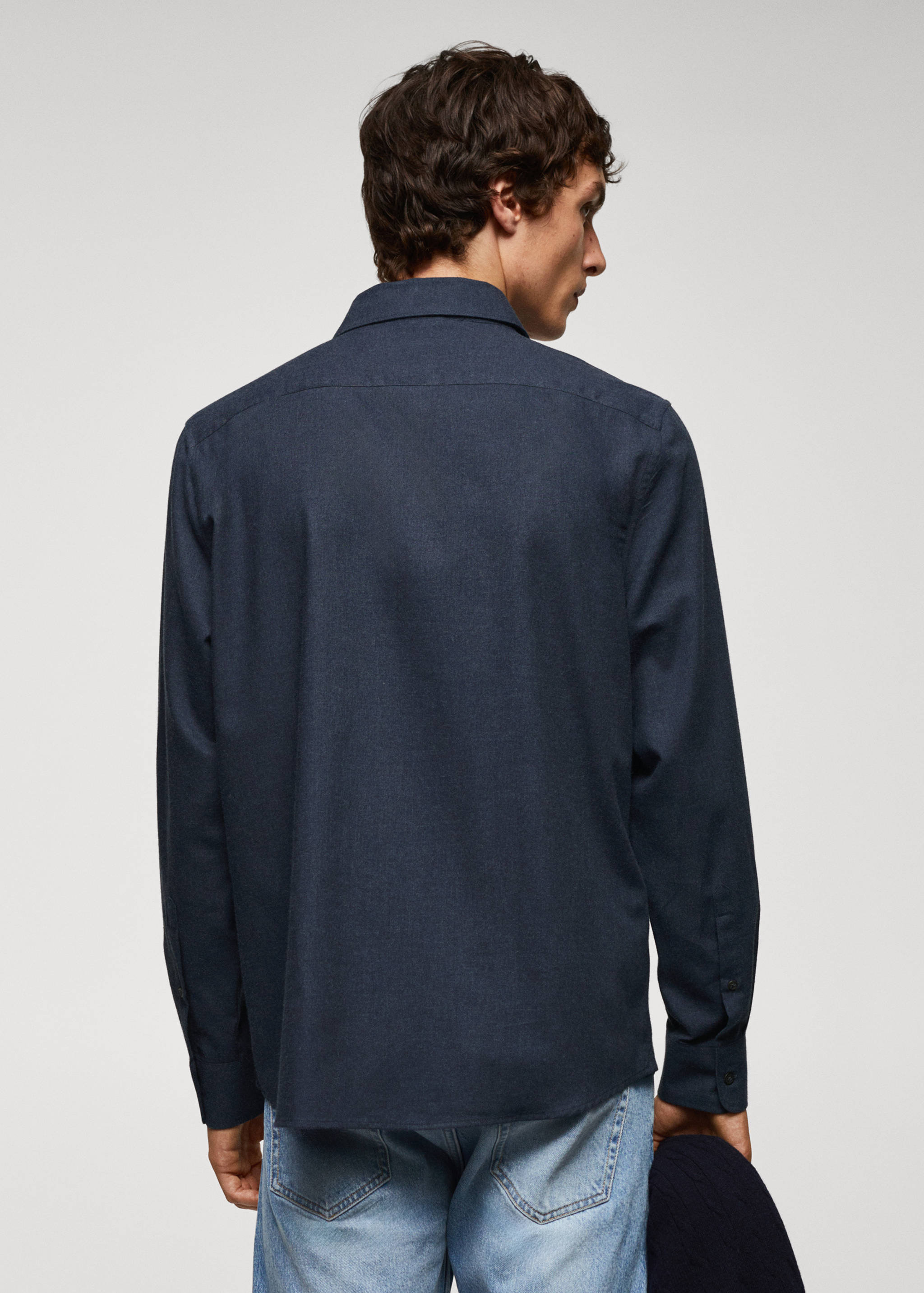 Chemise fil à fil 100% coton - Verso de l’article