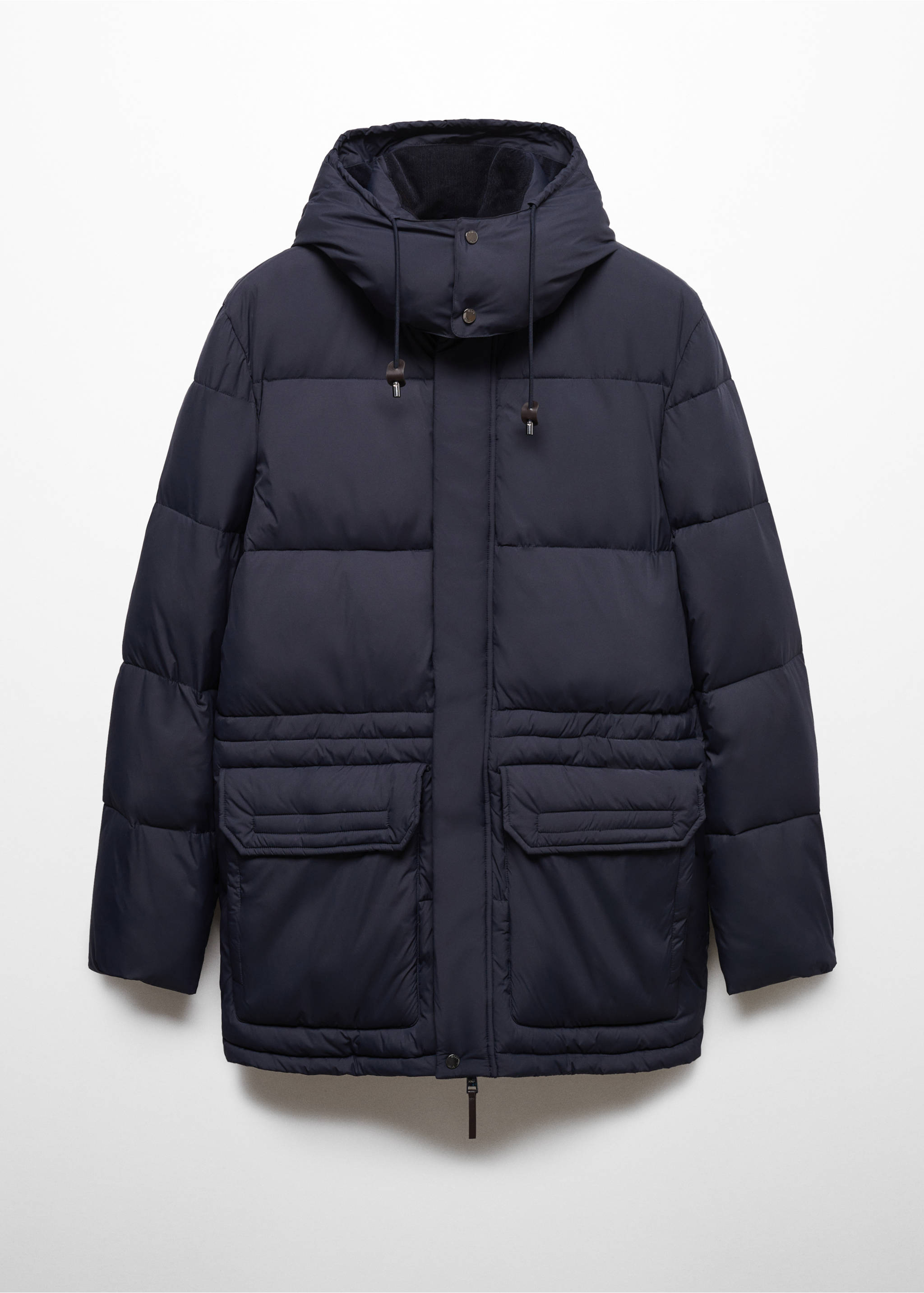 Parka acolchada water repellent - Artículo sin modelo, Azul tinta. Ref: 57067704-00.