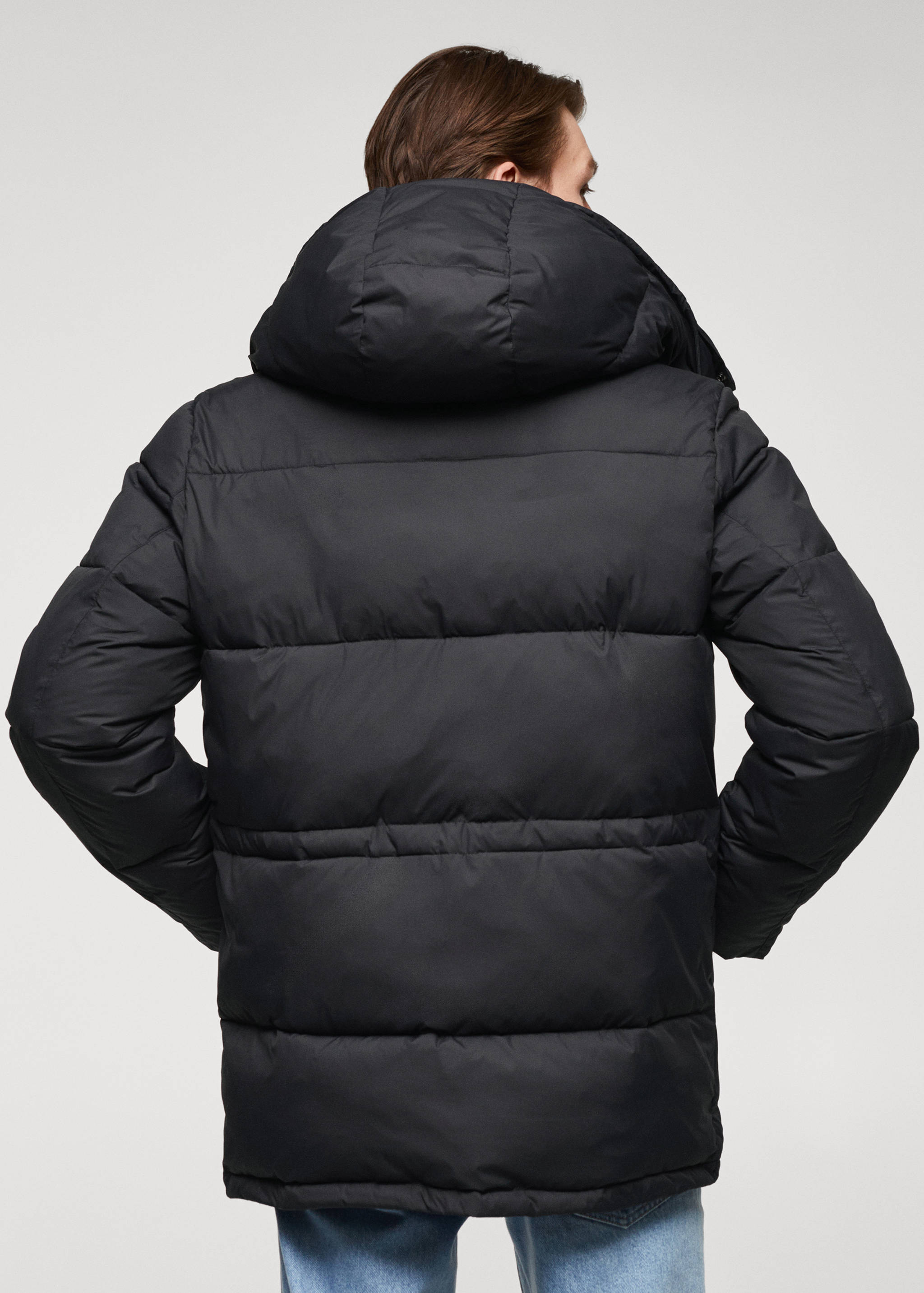 Parka acolchada water repellent - Reverso del artículo