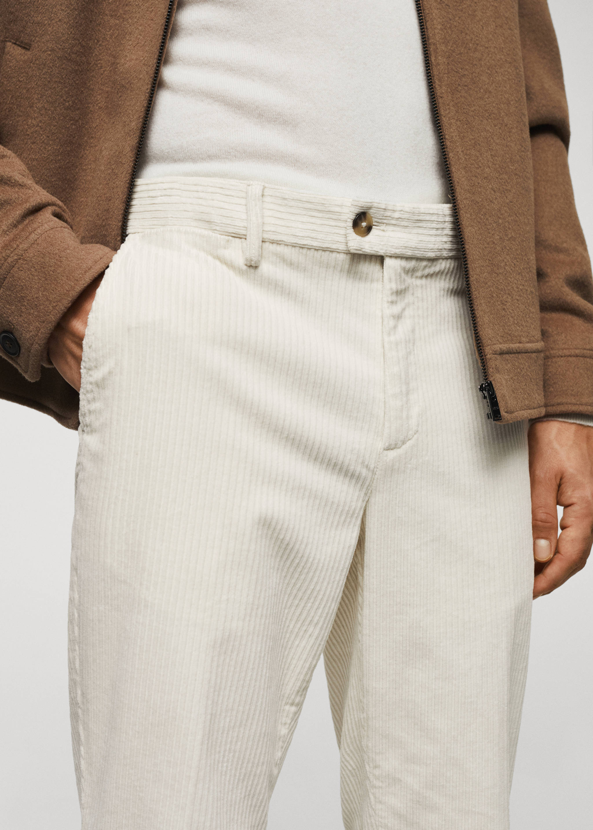 Pantalons slim fit pana - Detall de l'article 1