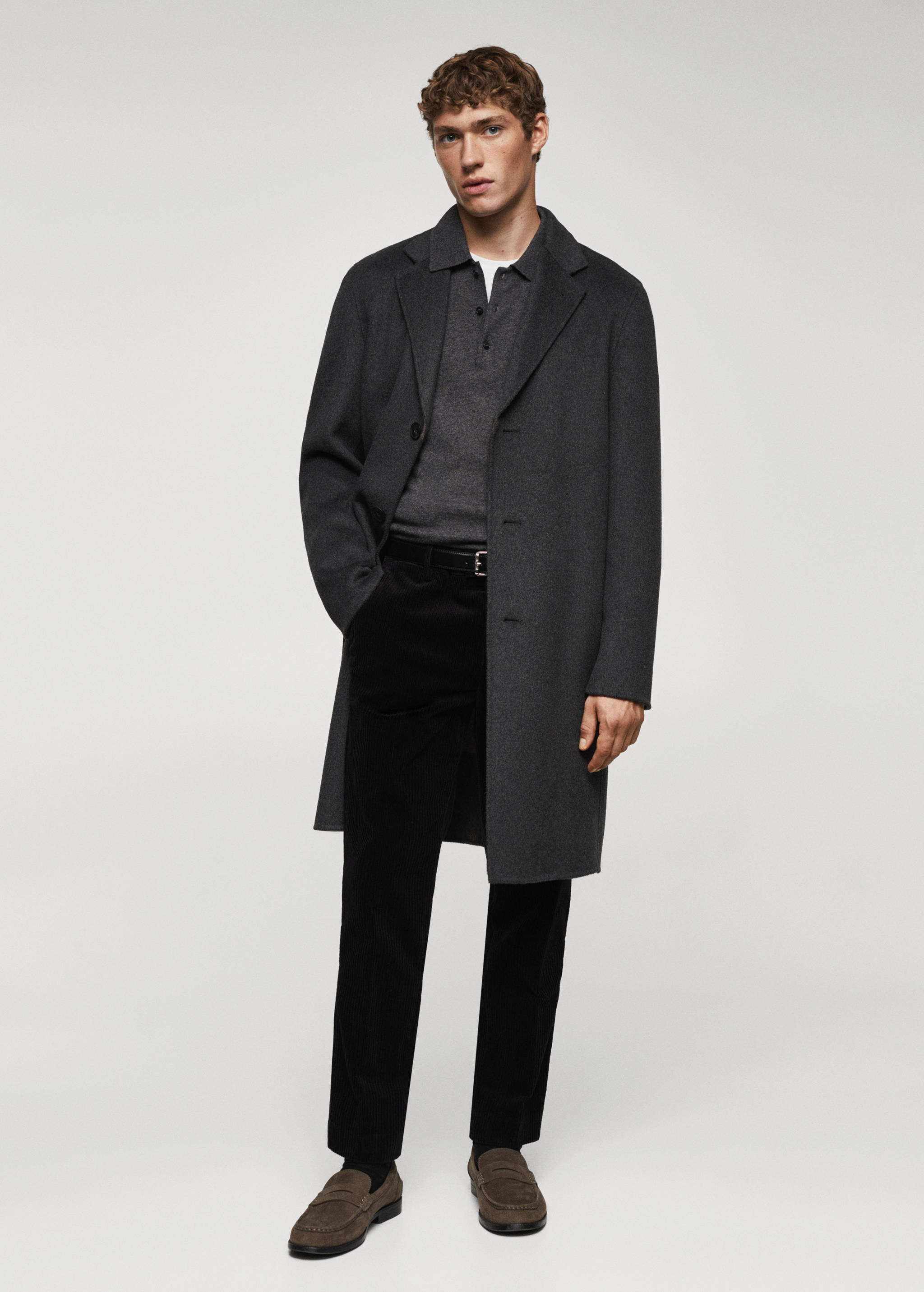 Pantalons slim fit pana - Pla general