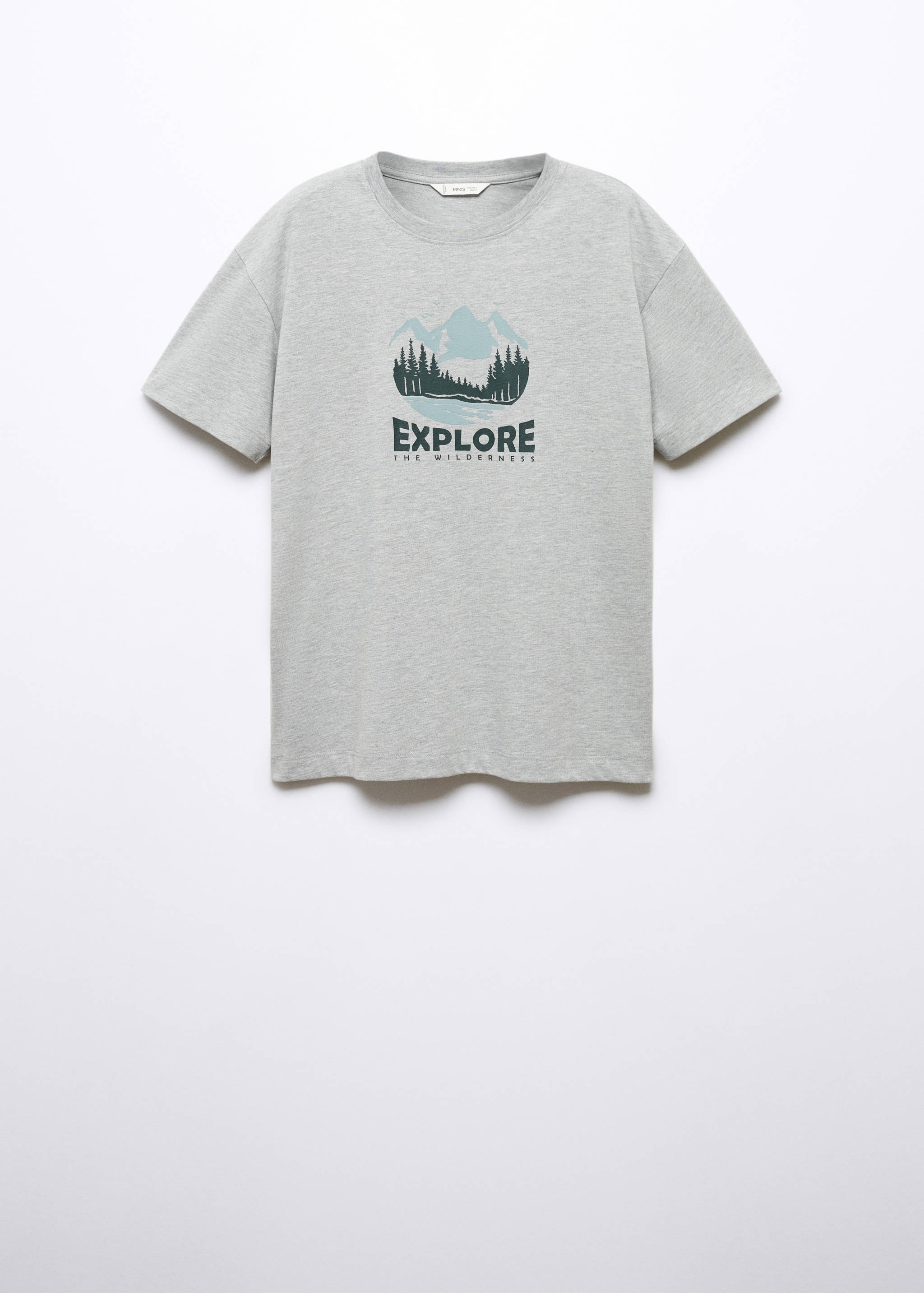 T-shirt message imprimé - Article sans modèle