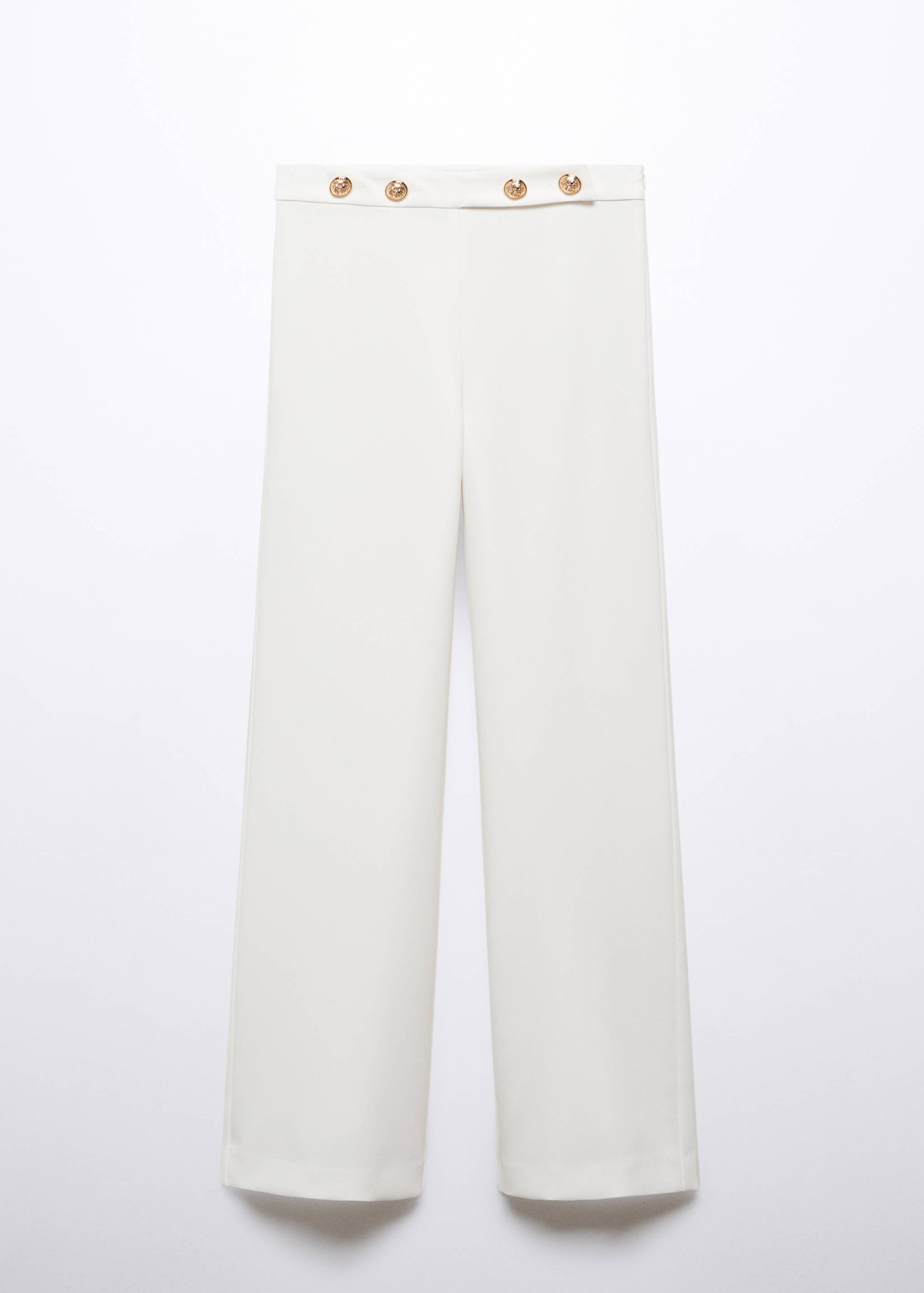 بنطال بأزرار على الخصر - منتج دون نموذج