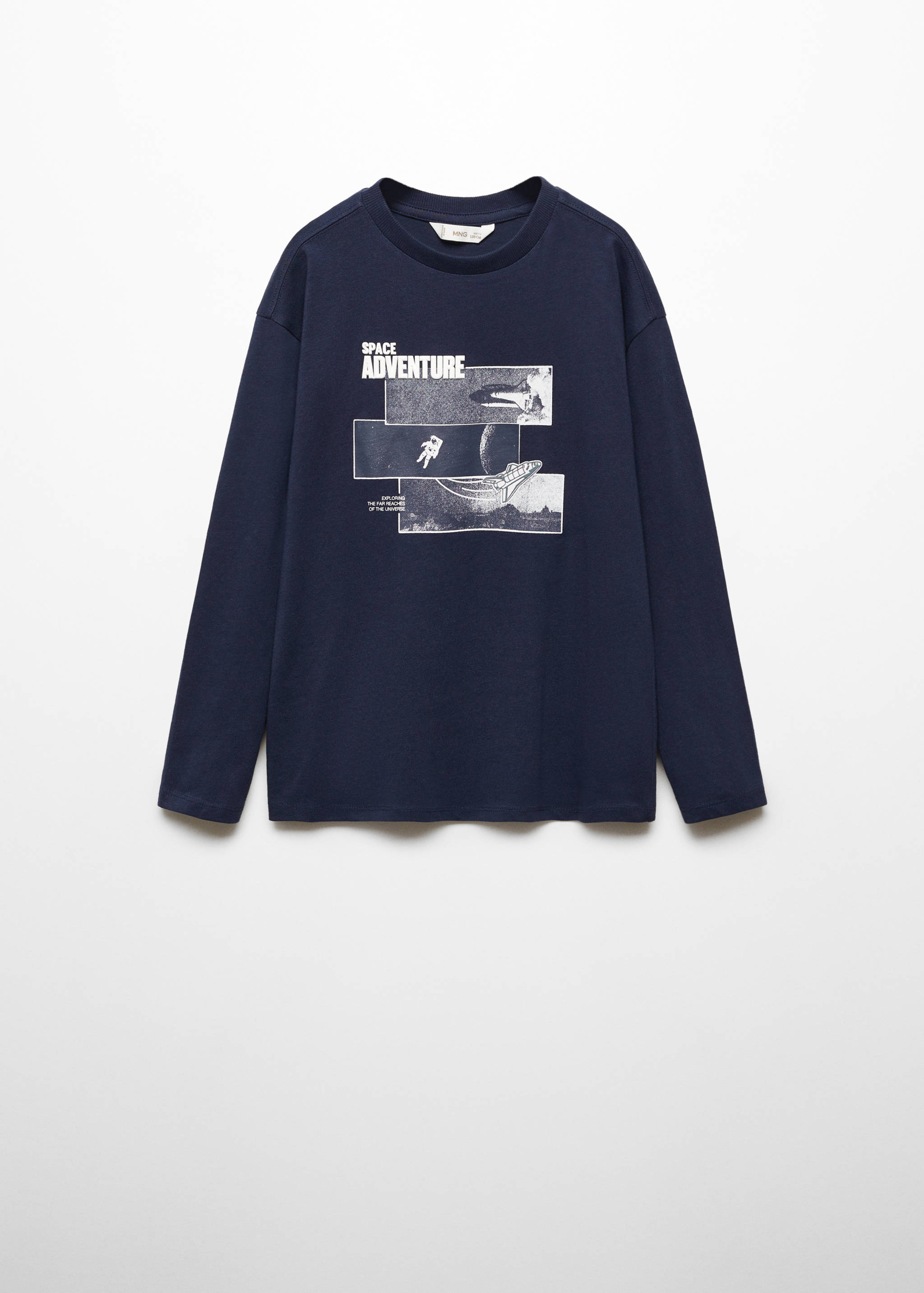 T-shirt manches longues imprimé - Article sans modèle