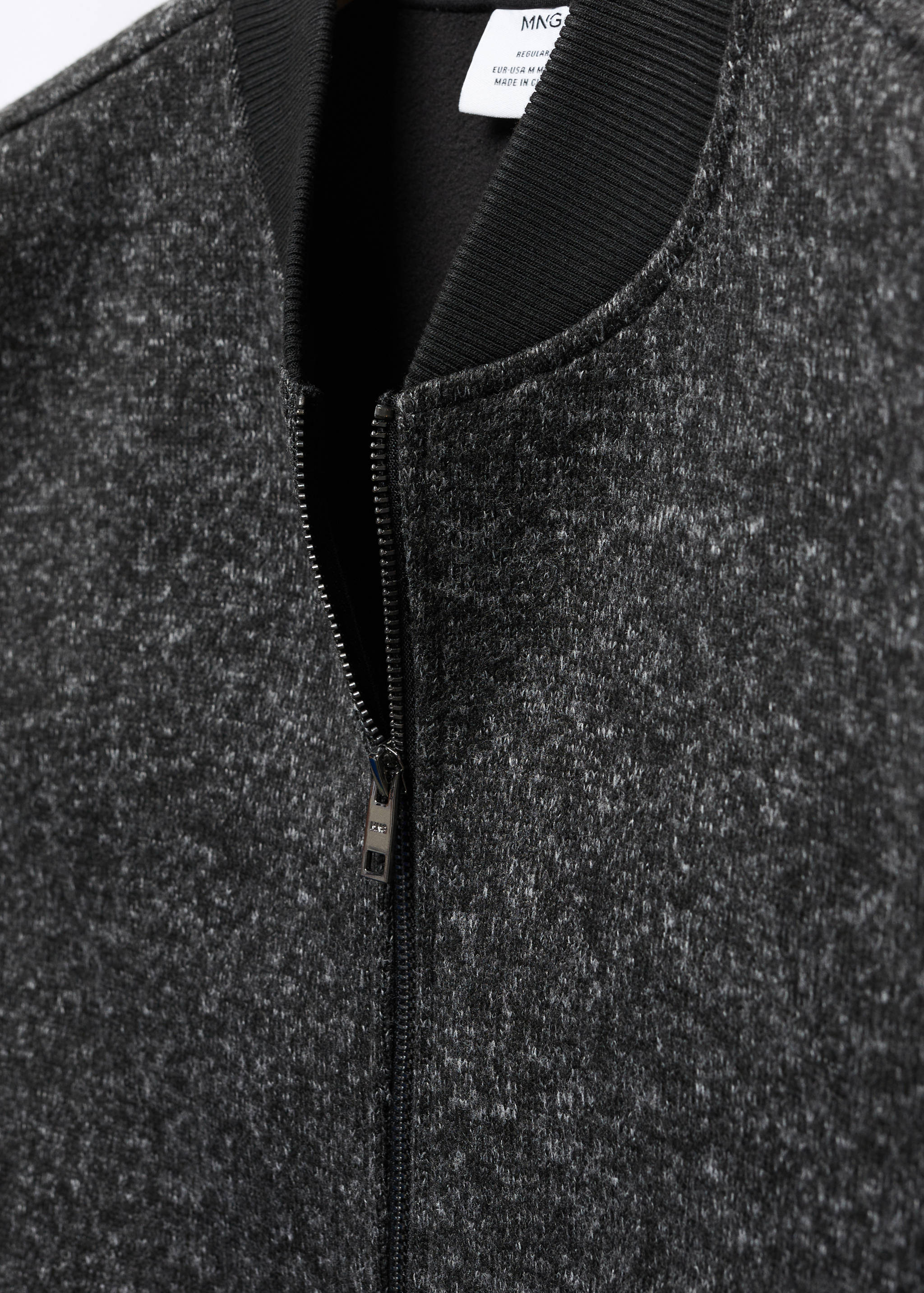 Меланжевый жилет на молнии - Деталь изделия 8