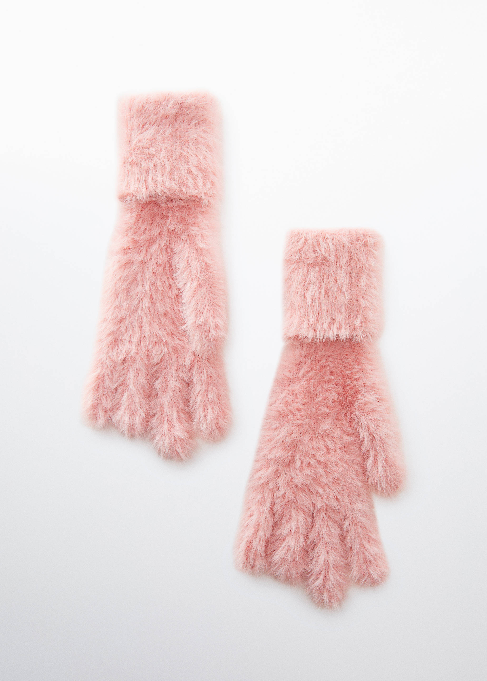 Faux-fur gloves - Article without model