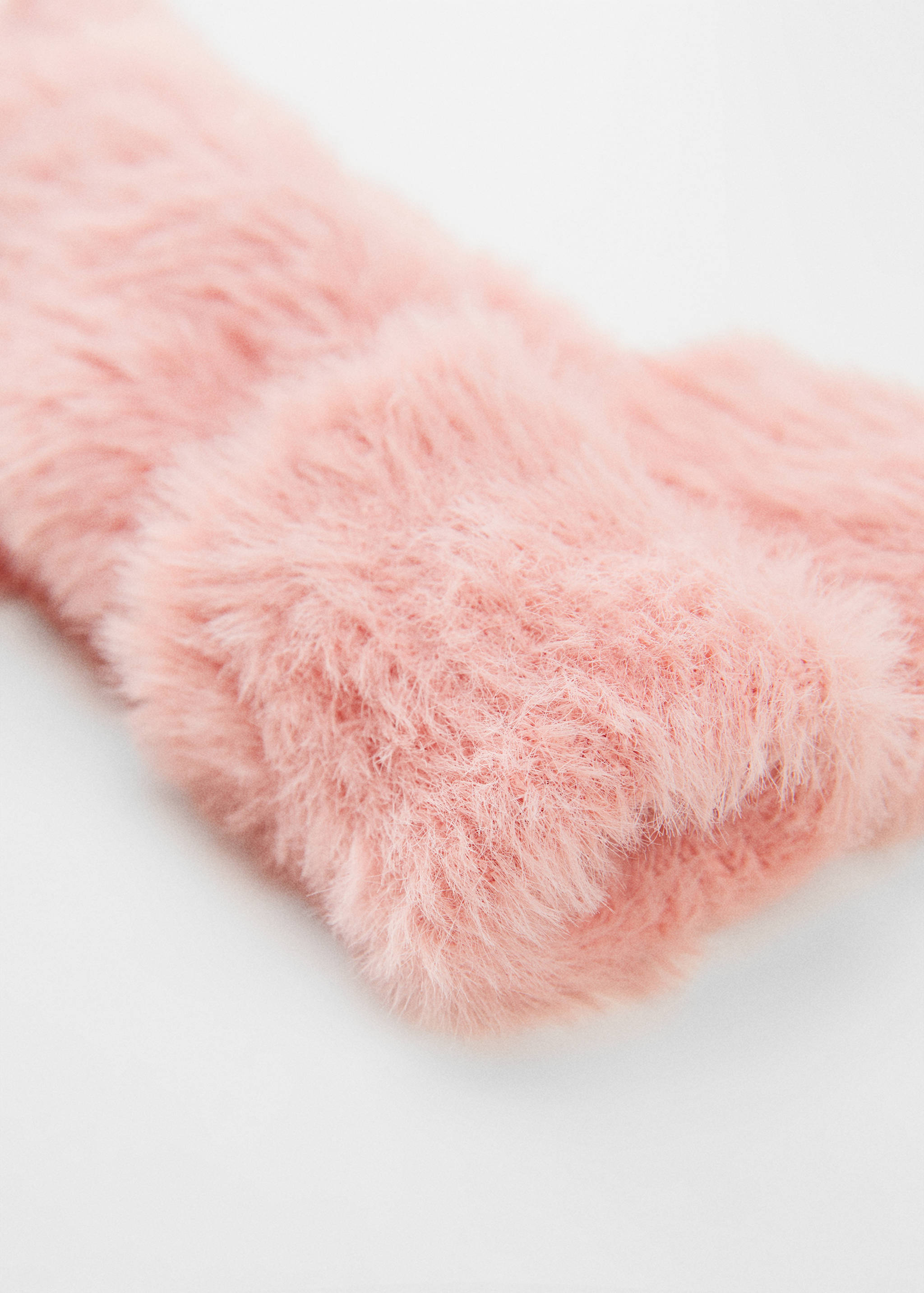 Faux-fur gloves - Medium plane