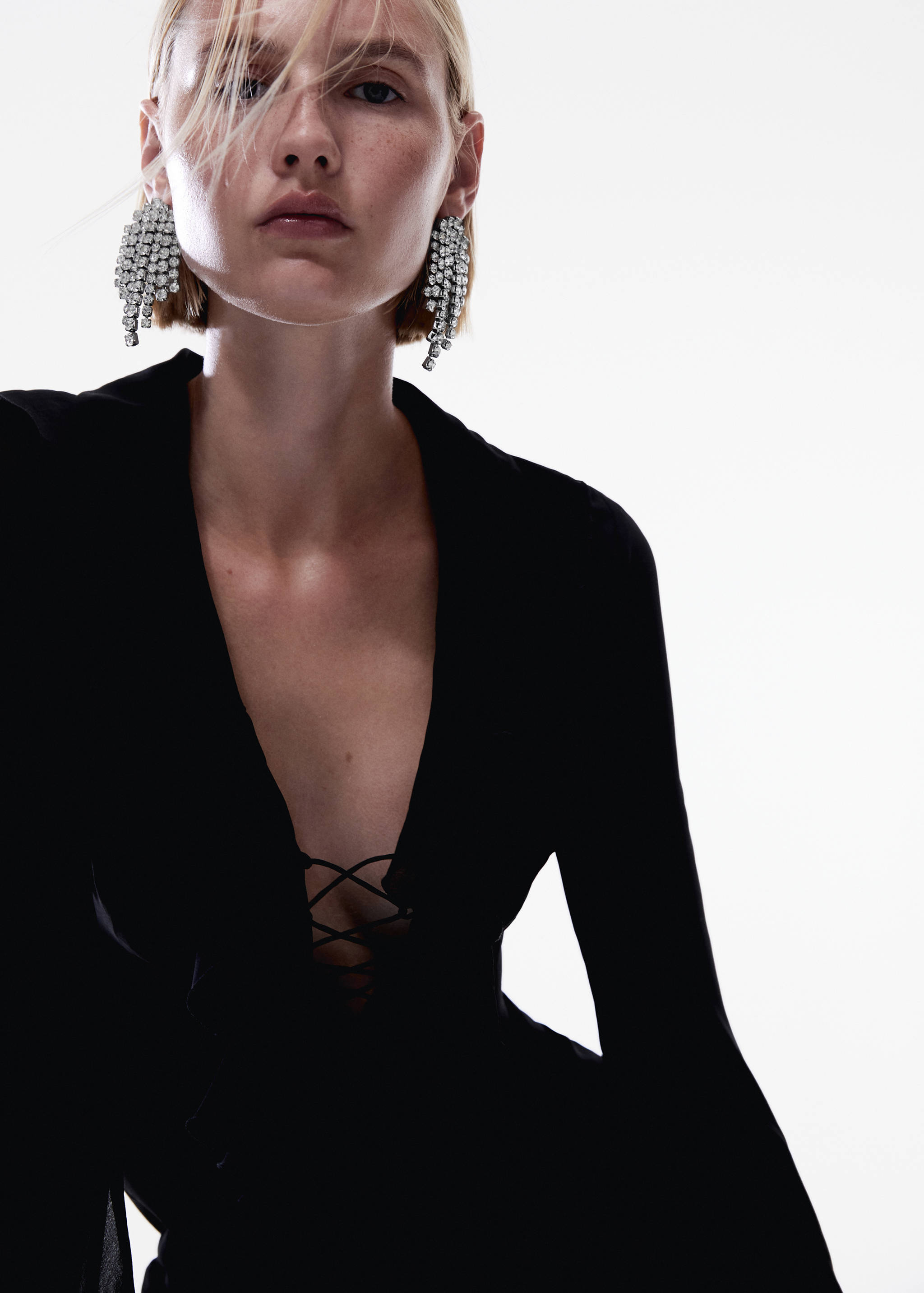 Boucles d'oreilles cascade cristal - Détail de l'article 9