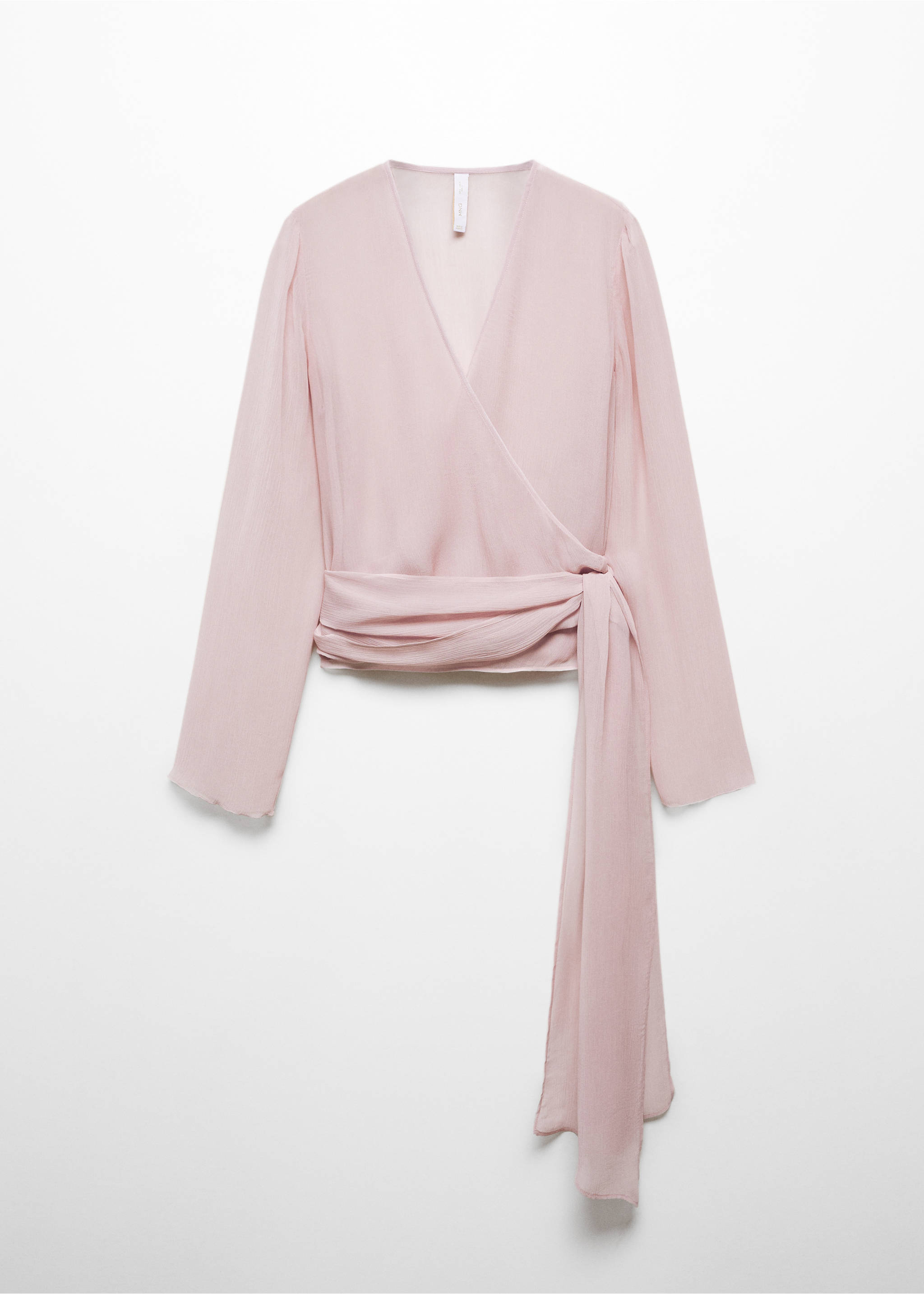Blusa gasa cruzada - Artículo sin modelo, Rosa. Ref: 57067756-00.