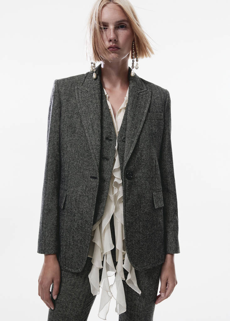 Wool suit jacket