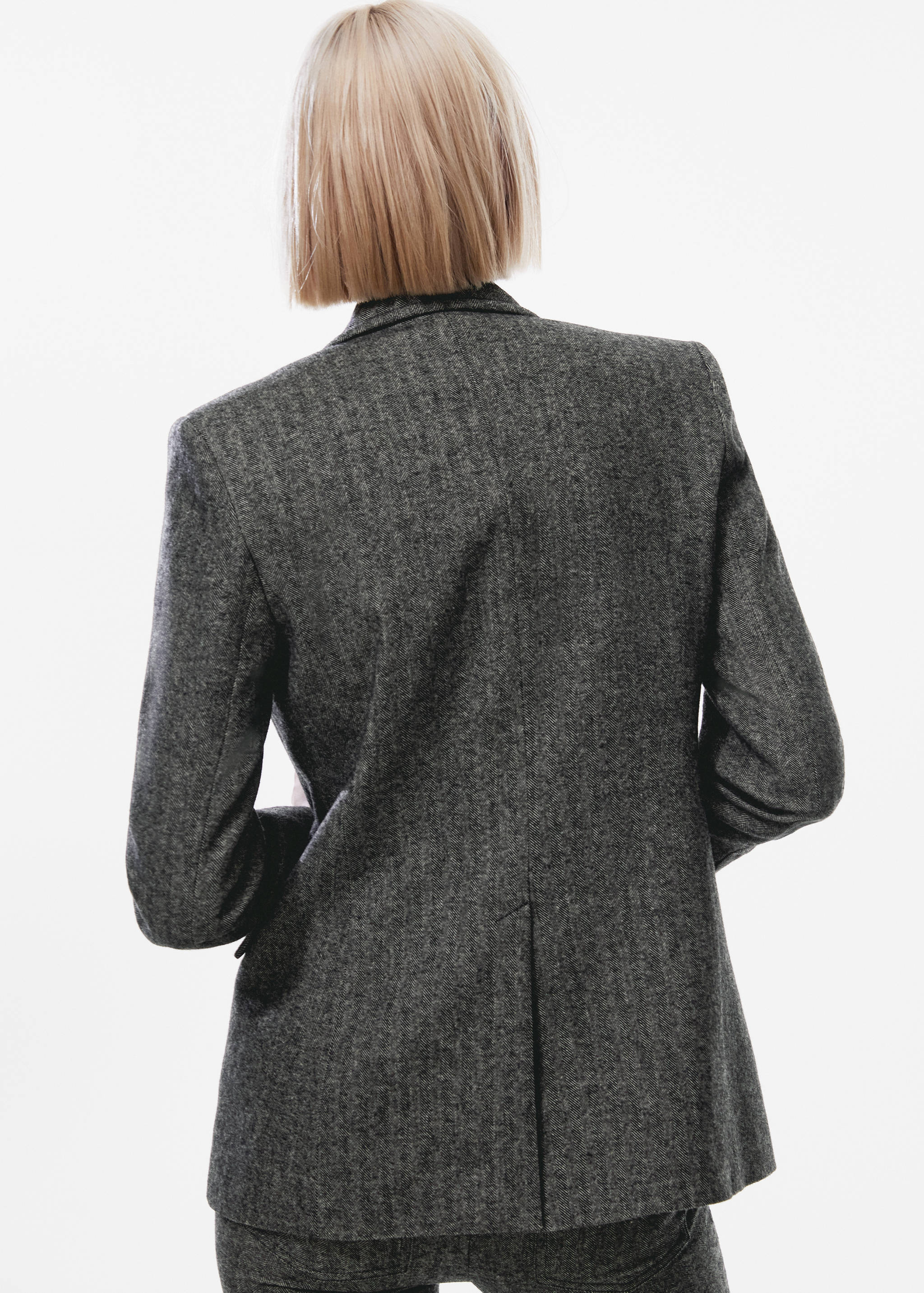 Wool suit jacket - Reverse of the article
