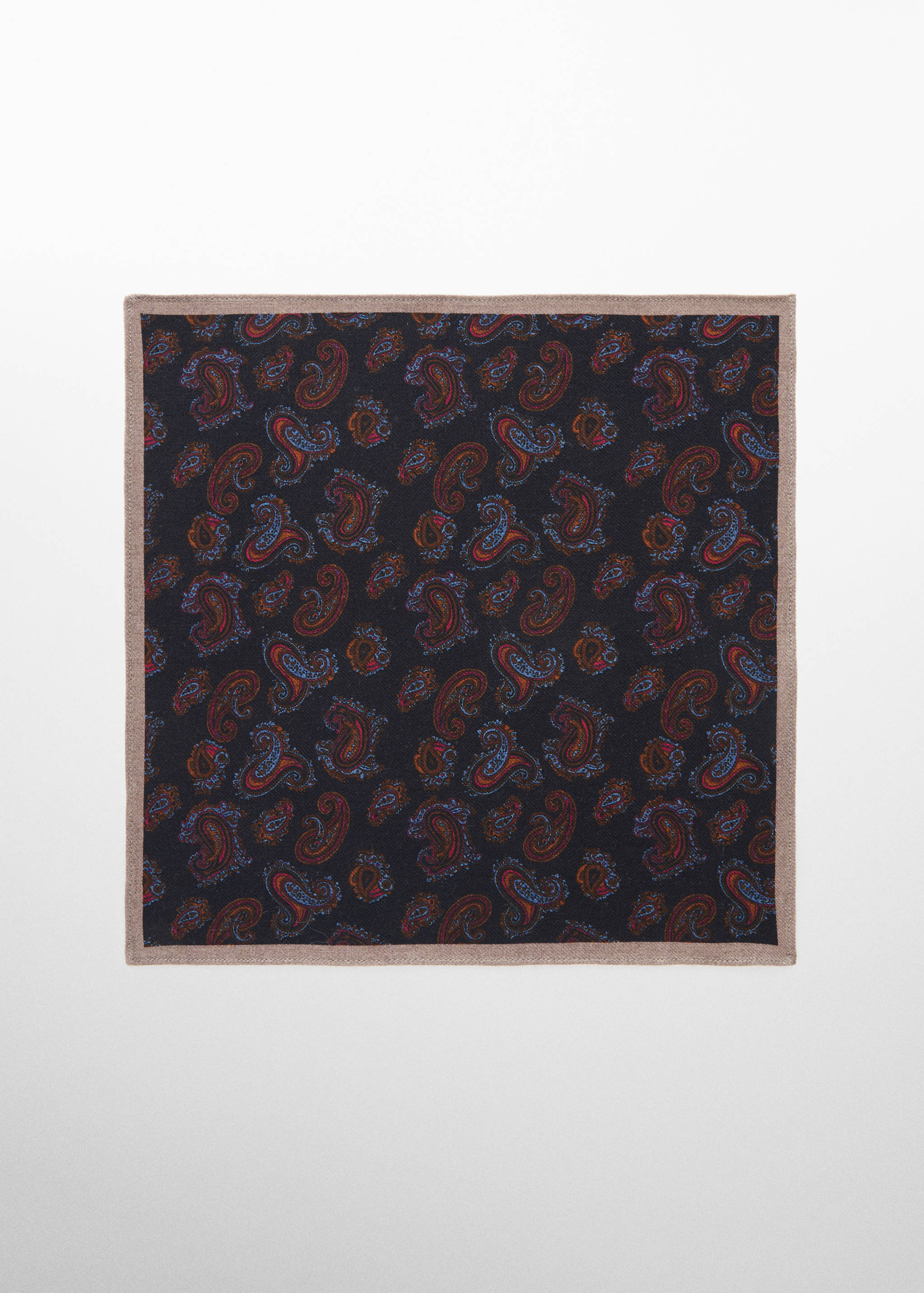 Pañuelo 100% seda paisley 100% paisley silk scarf - Article without model