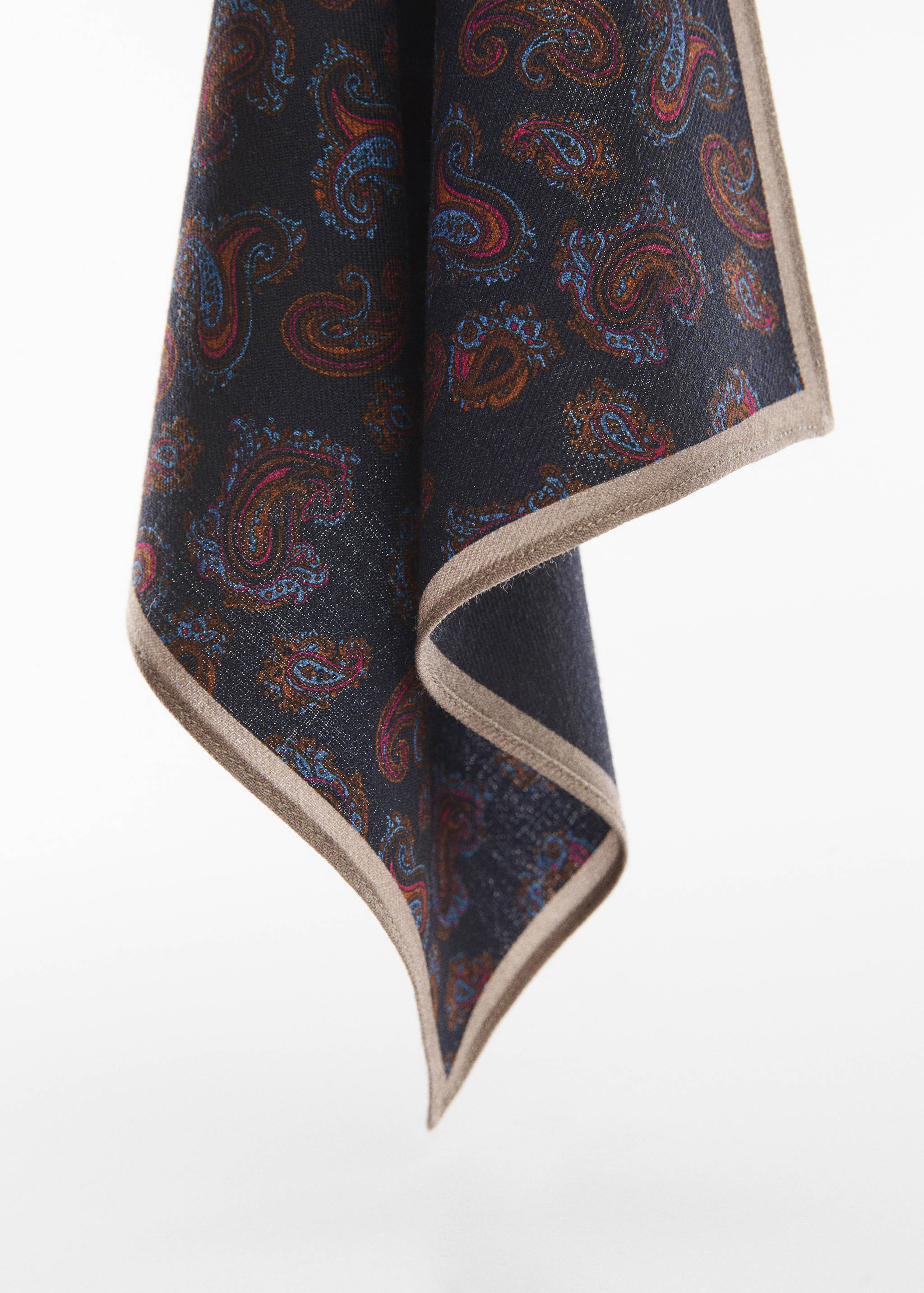 Pañuelo 100% seda paisley 100% paisley silk scarf - Details of the article 1