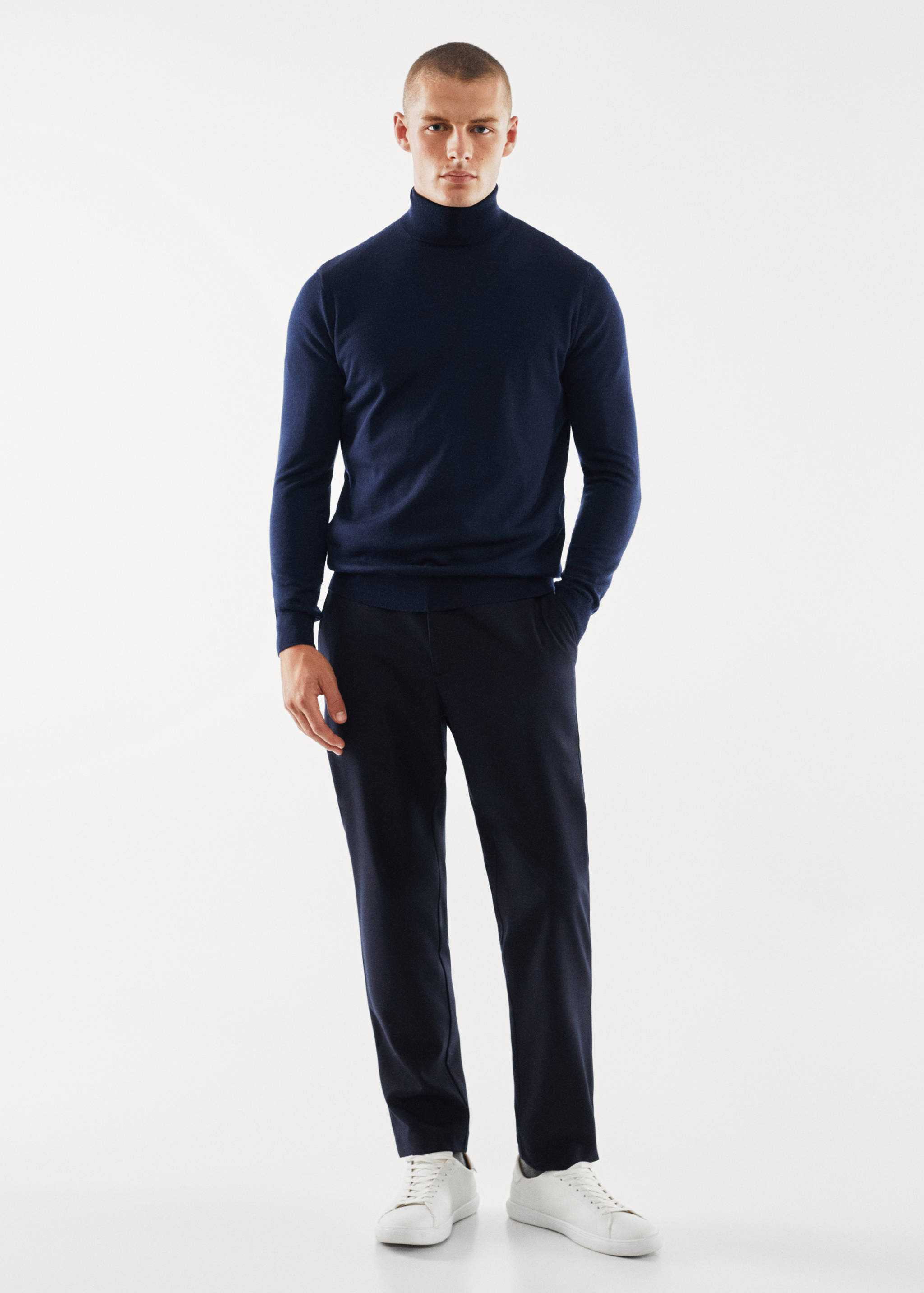 Pantalon slim fit tissu technique - Plan général