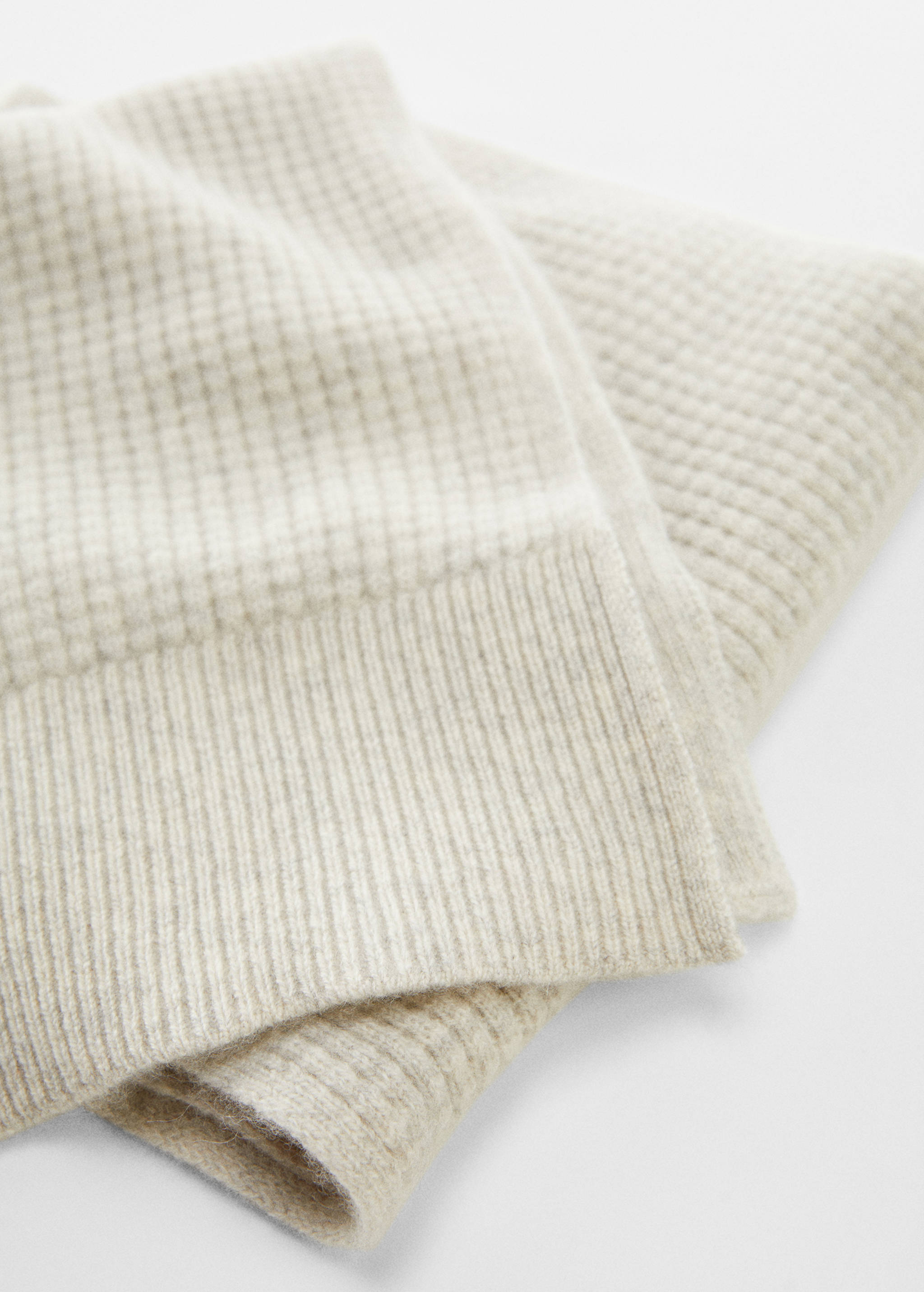 100% cashmere scarf - Medium plane