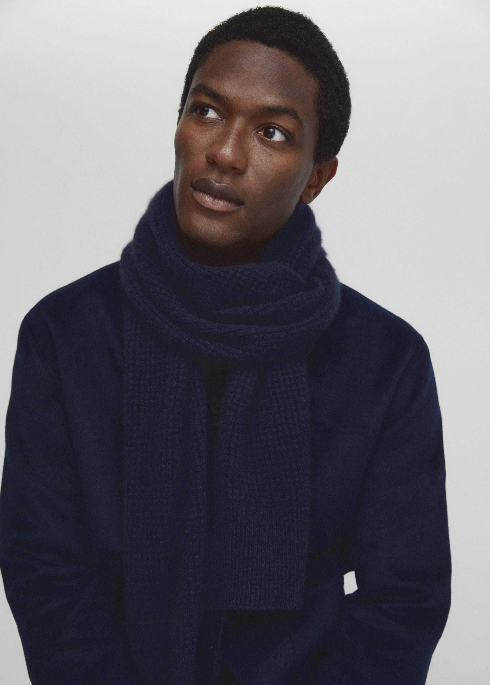 100% cashmere scarf - General plane