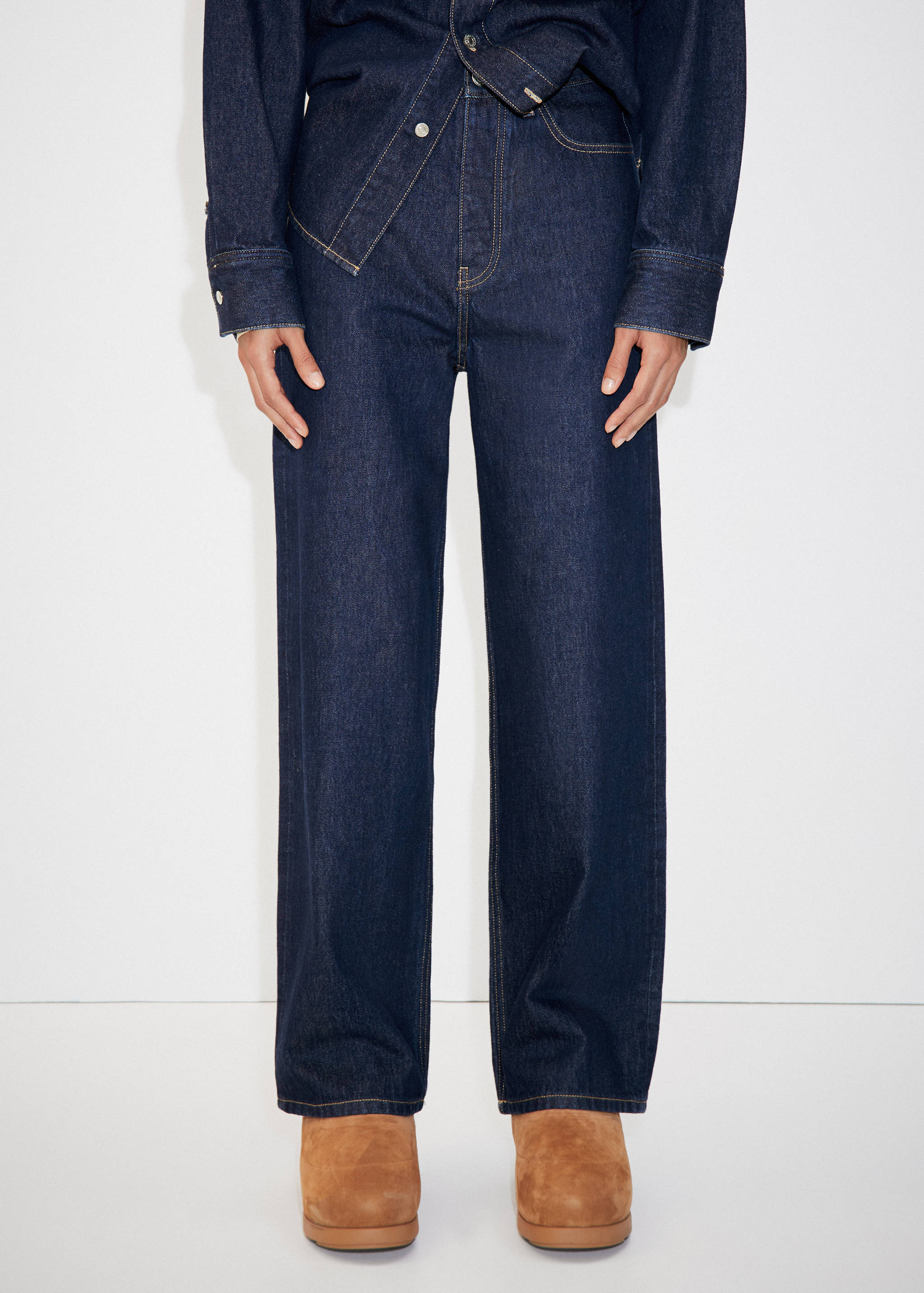 Jean wideleg taille normale - Plan moyen