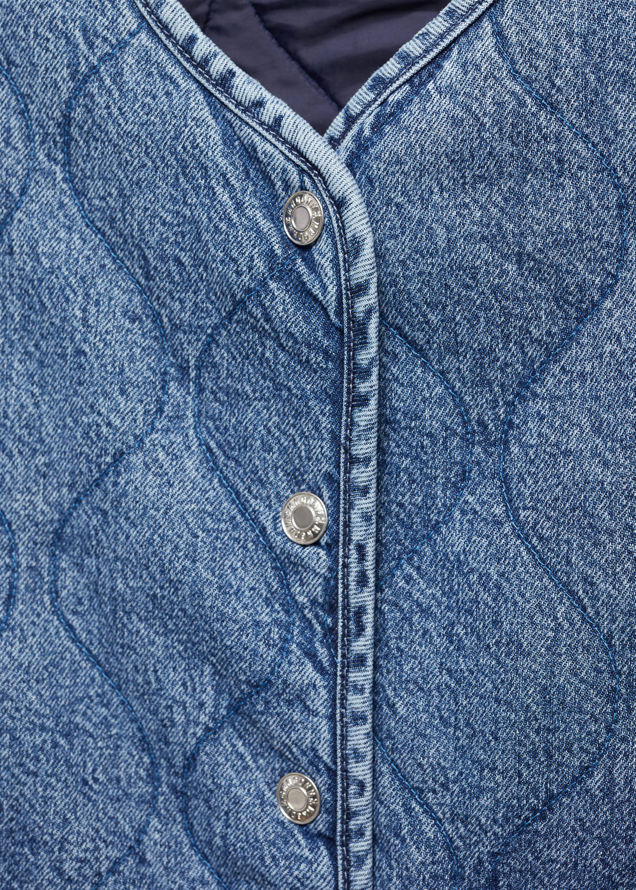 Стеганая куртка из денима - Деталь изделия 8