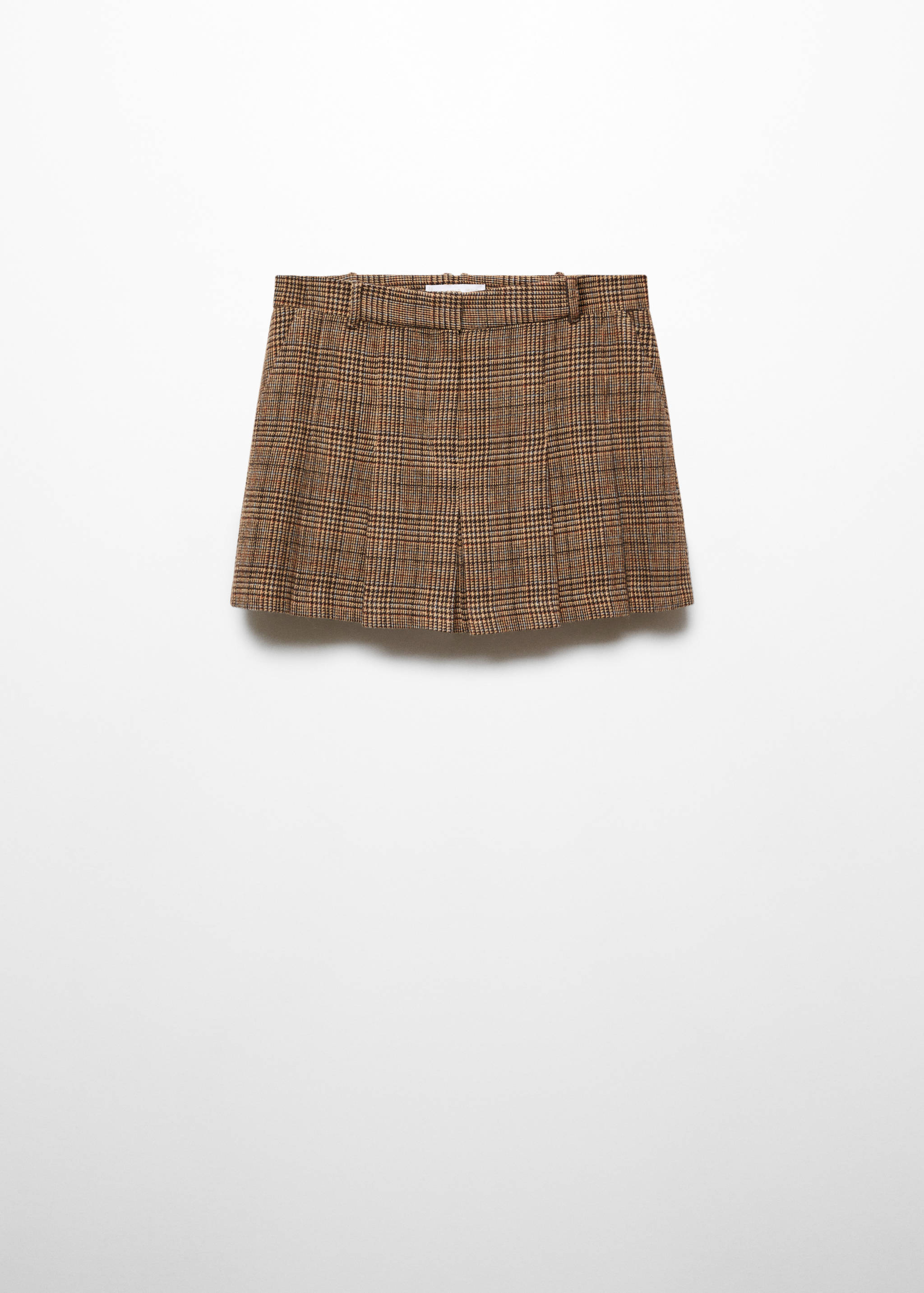 Houndstooth pleated skirt - Article without model