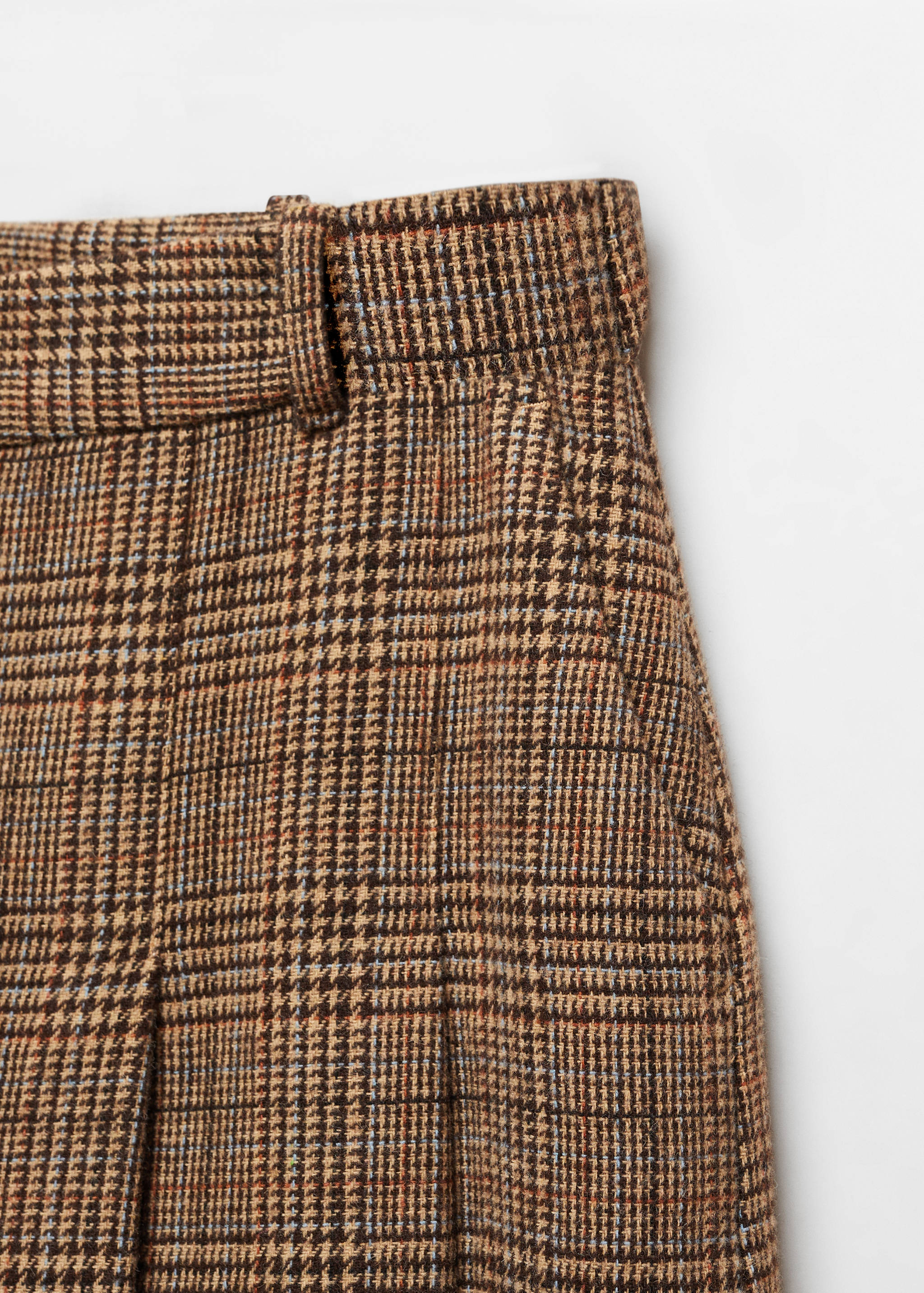 Houndstooth pleated skirt - Details of the article 8